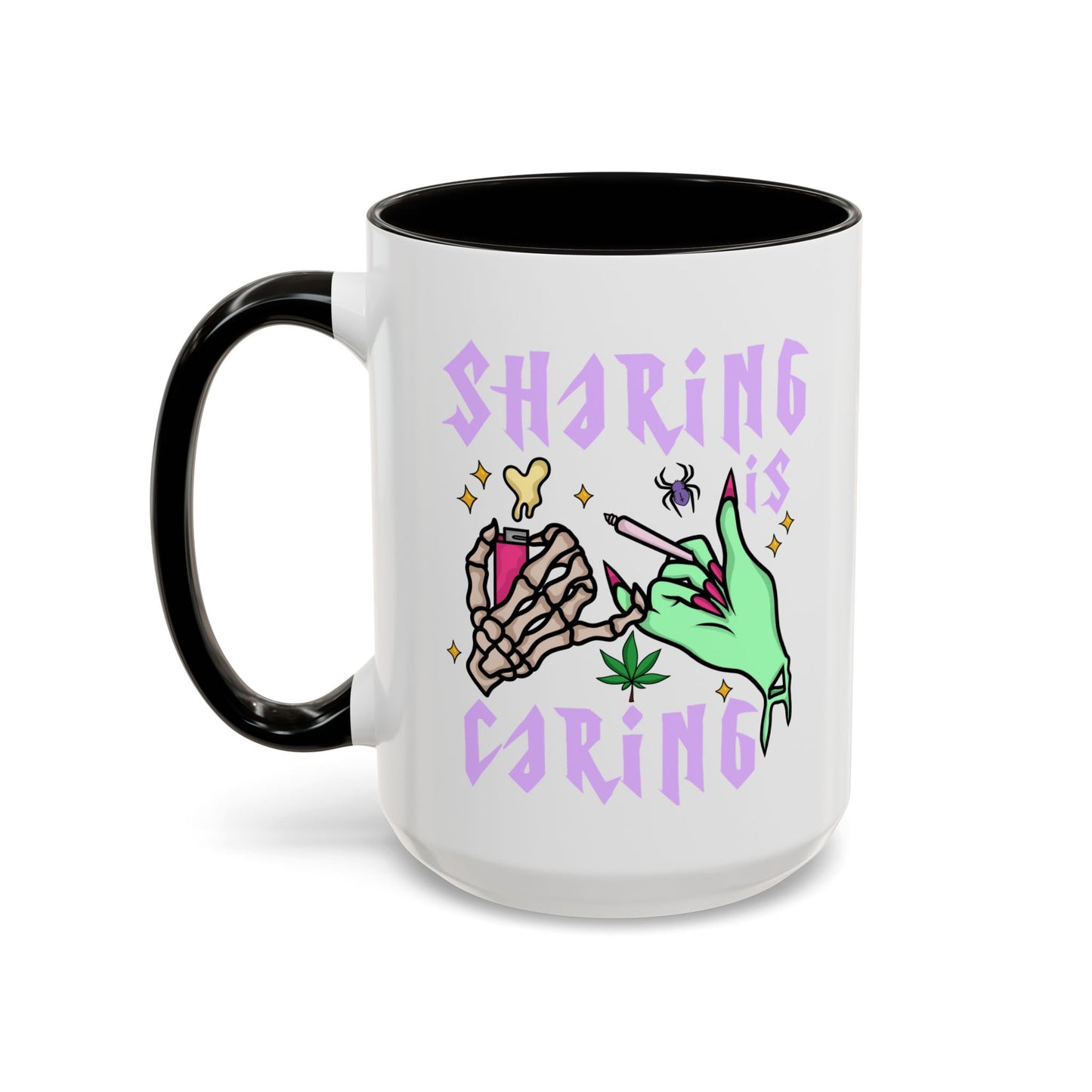 Sharing Is Caring Colorful Mugs (11oz, 15oz)