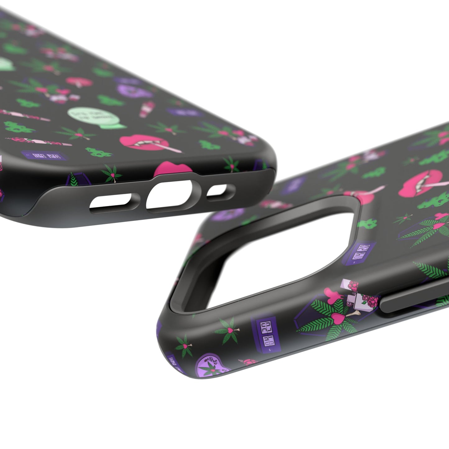 Spooky Stoner Babe Impact-Resistant Phone Case