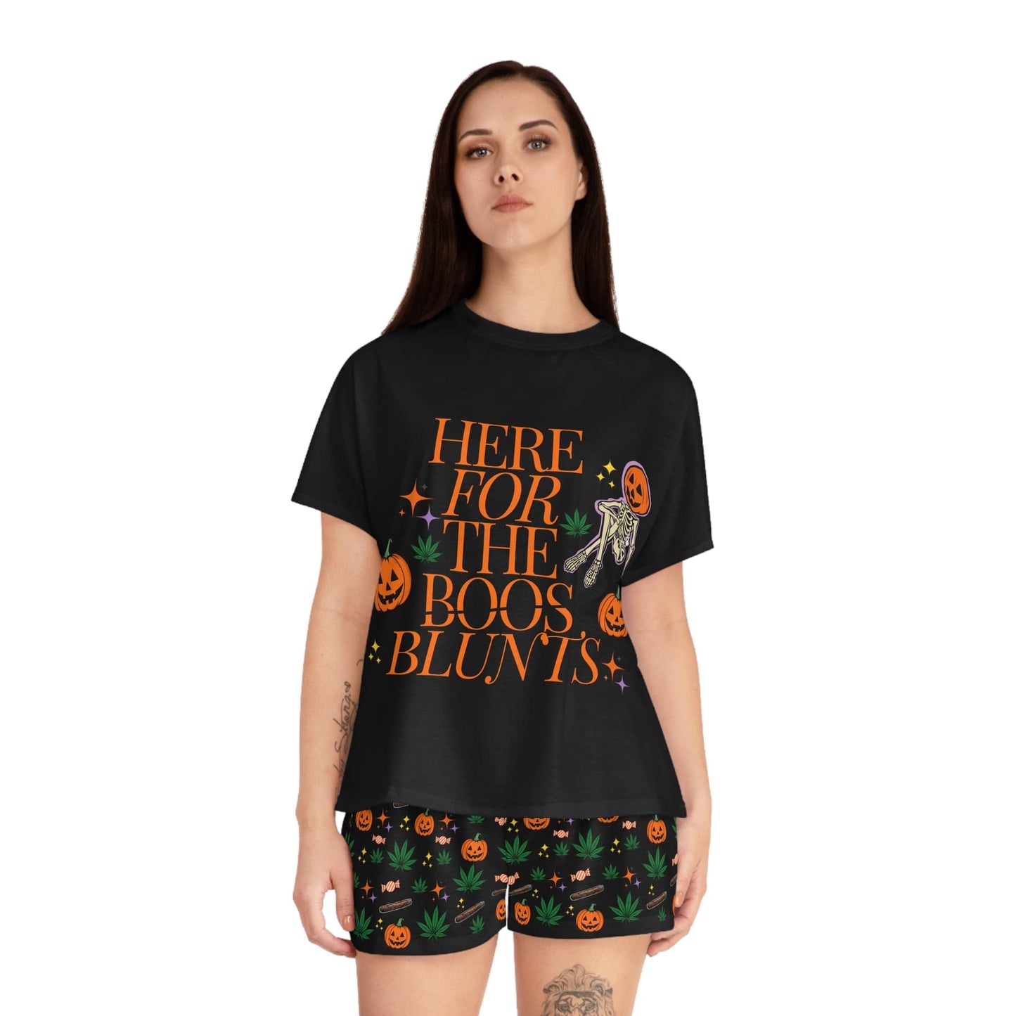 Here For The Blunts Women's Pajama Set