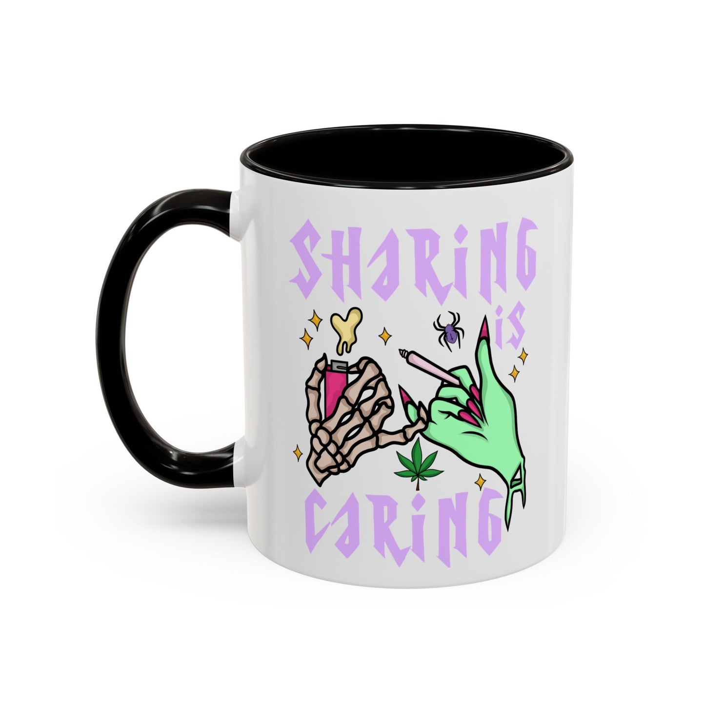 Sharing Is Caring Colorful Mugs (11oz, 15oz)