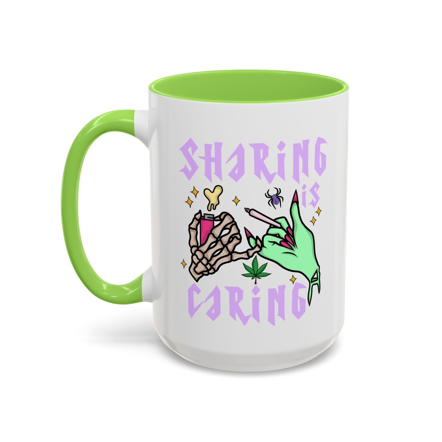 Sharing Is Caring Colorful Mugs (11oz, 15oz)