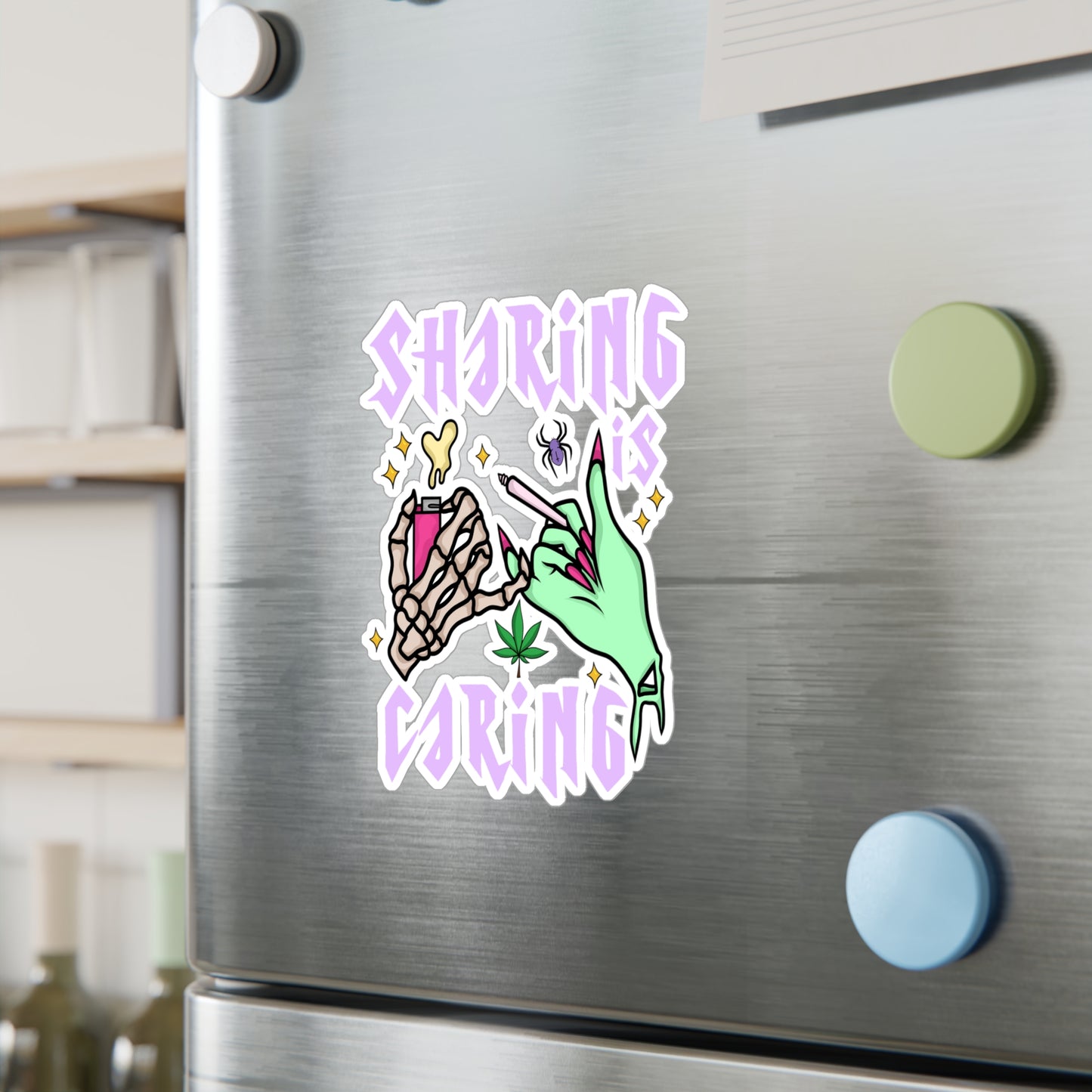 Sharing Is Caring Vinyl Die-Cut Sticker