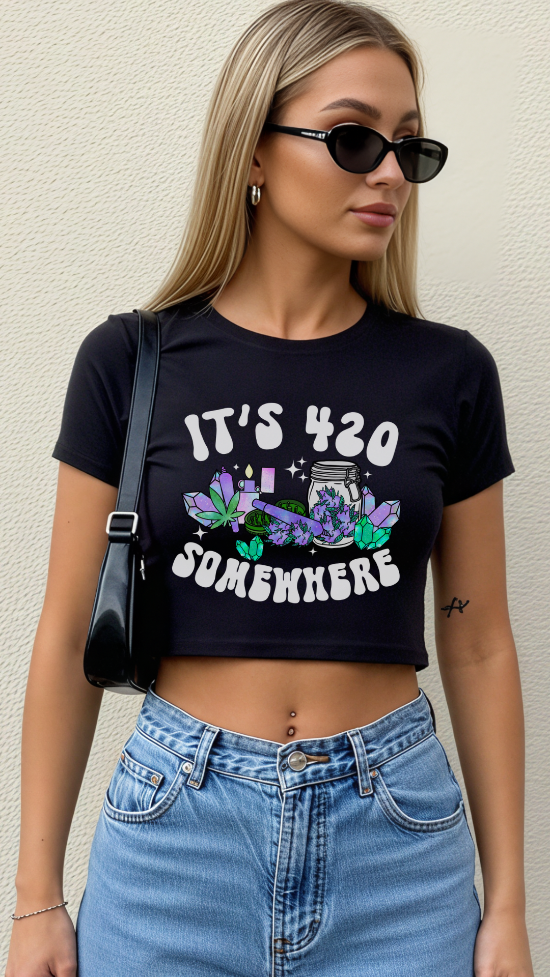 It’s 420 Somewhere Crop Top