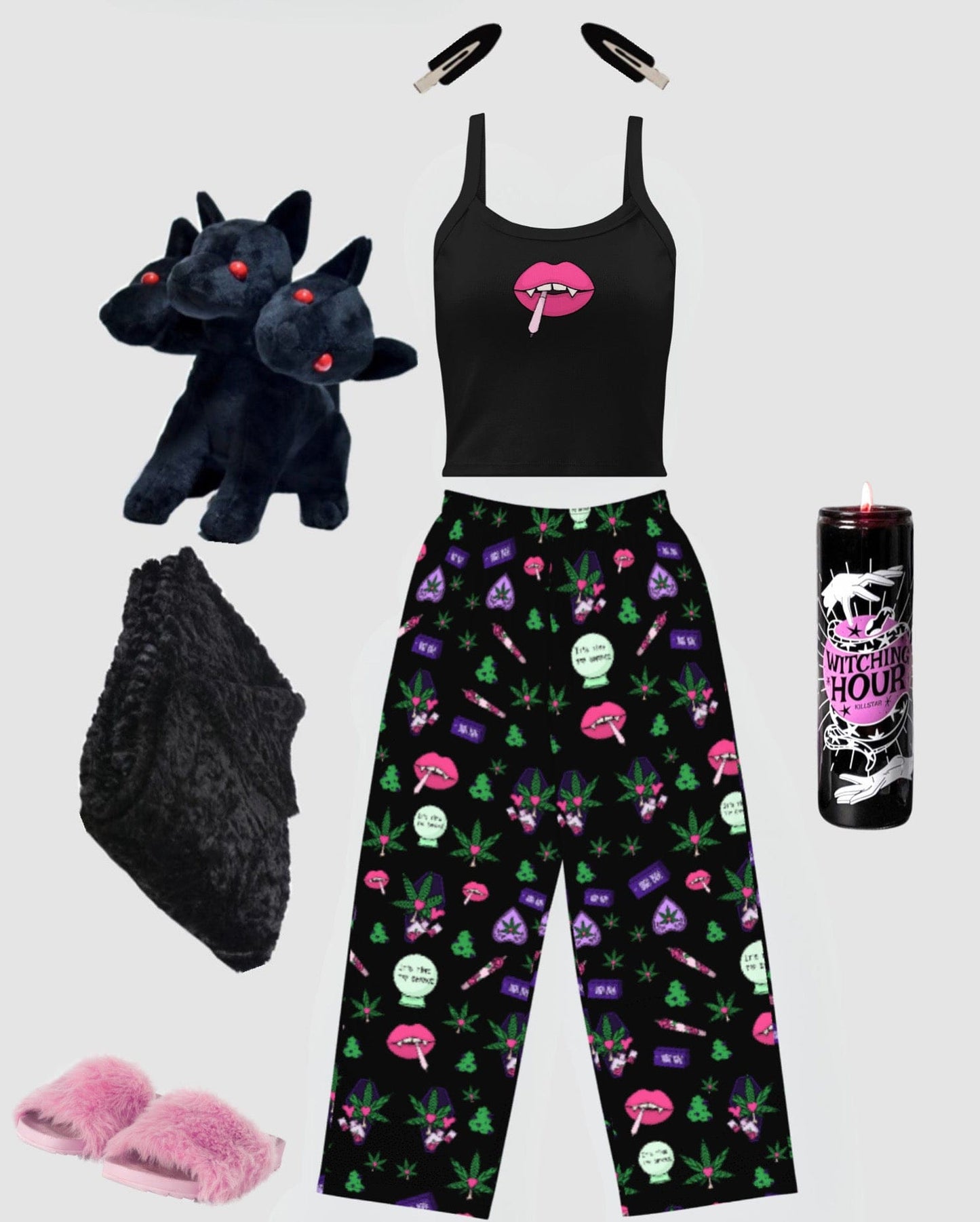 Vampire Babe wide-leg pants