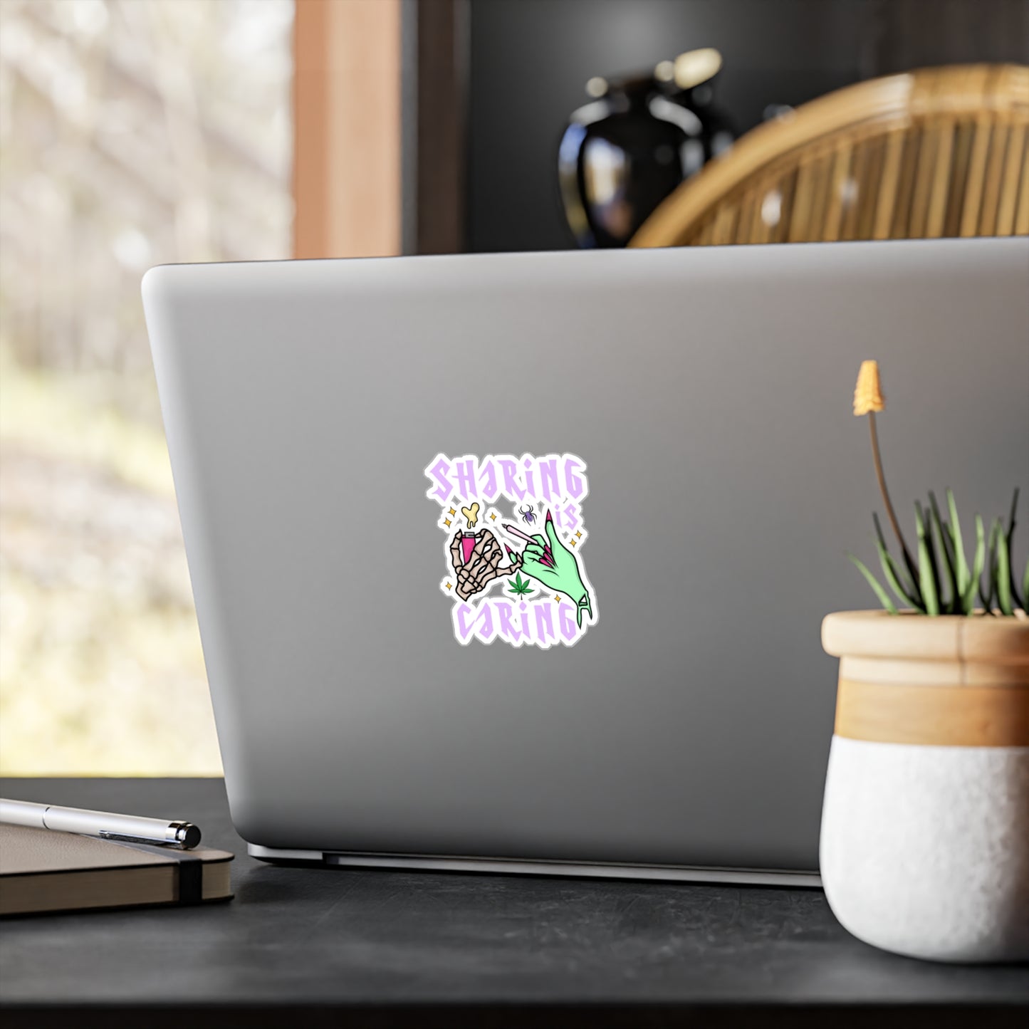 Sharing Is Caring Vinyl Die-Cut Sticker