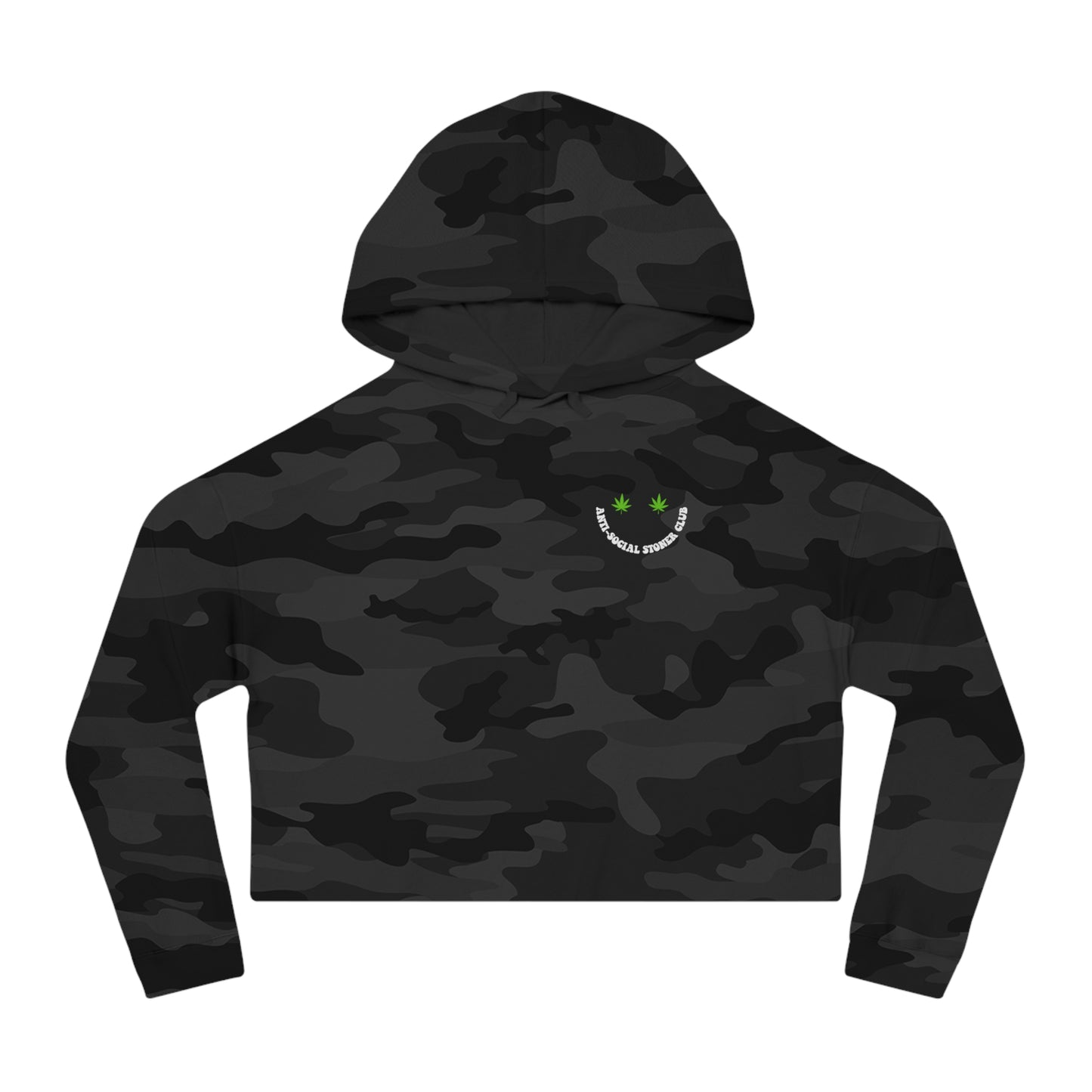Anti Social Stoner Club Cropped Hoodie
