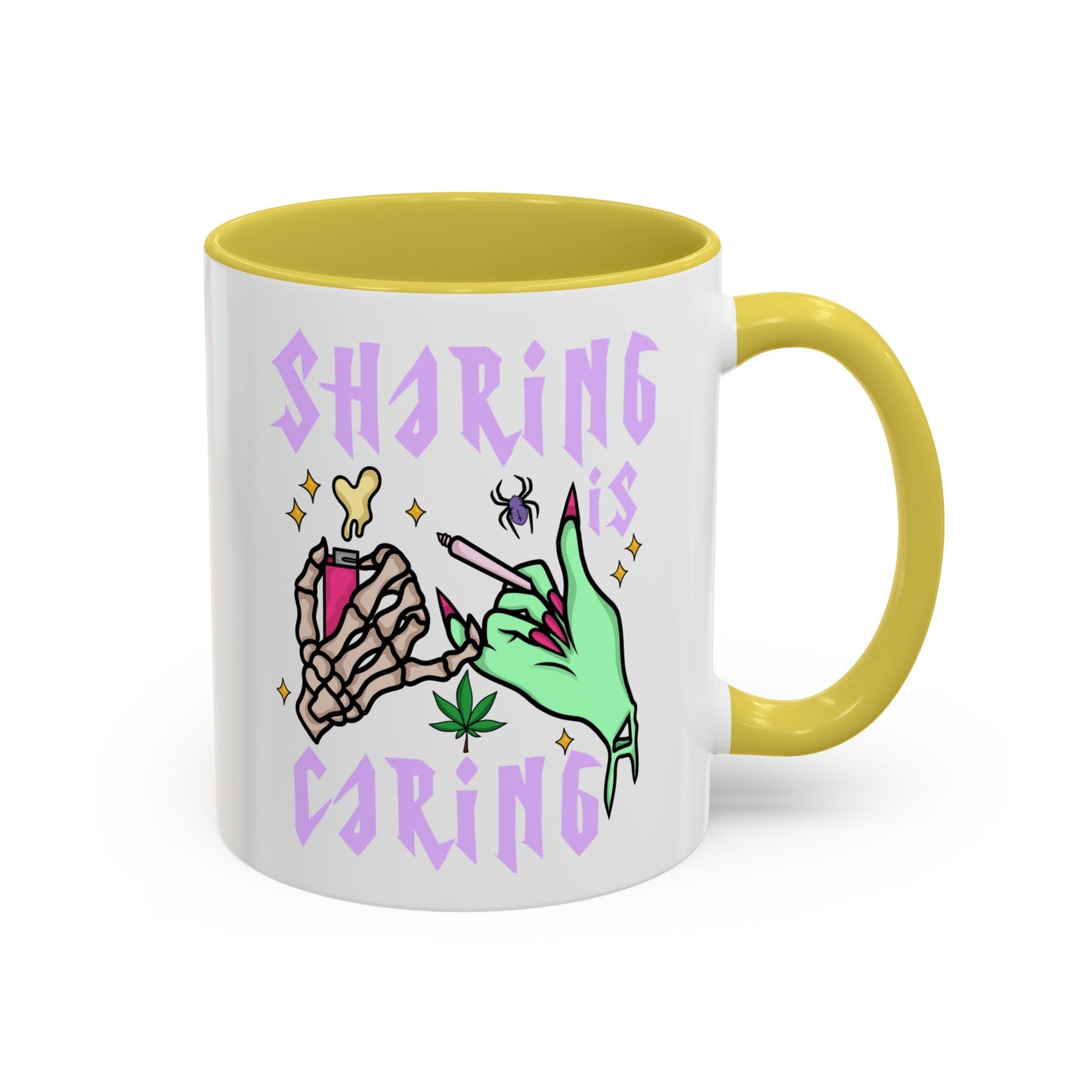 Sharing Is Caring Colorful Mugs (11oz, 15oz)