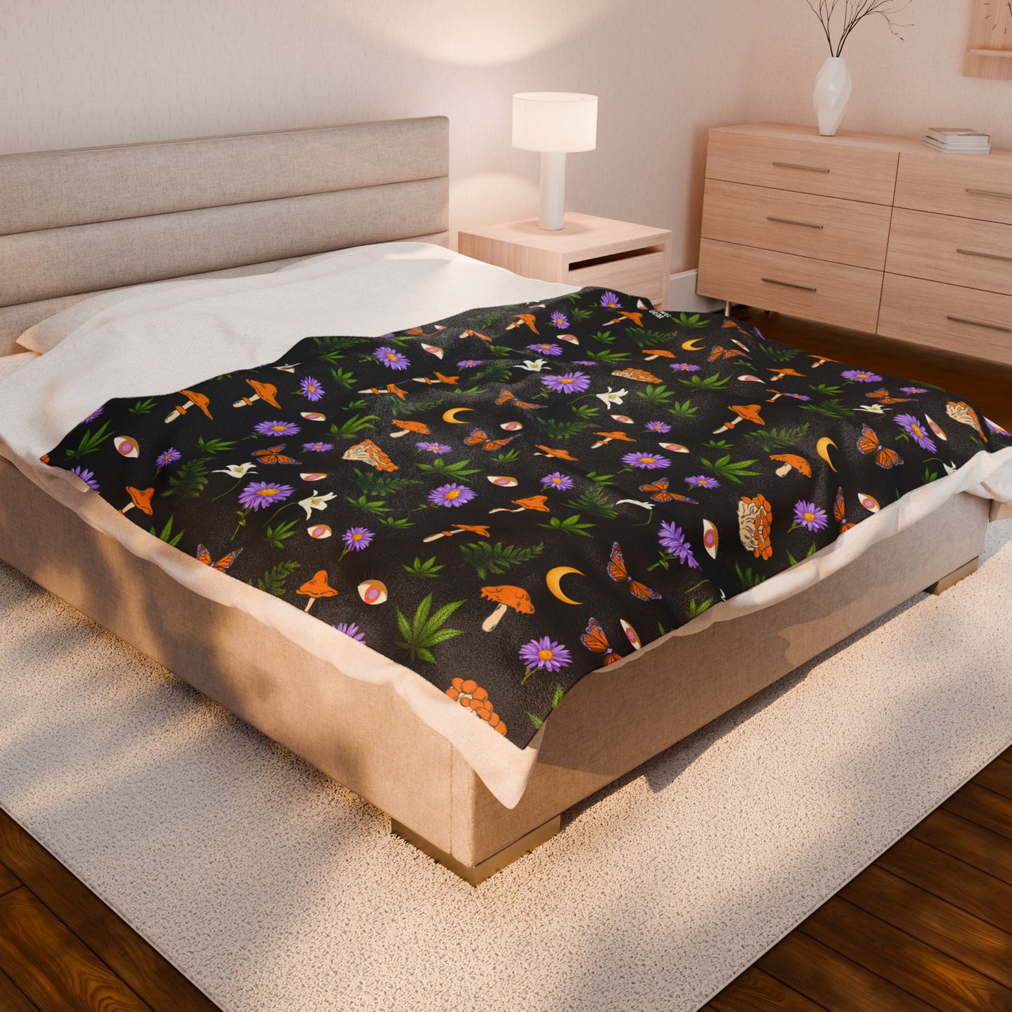 Fairycore Plush Velveteen Blanket