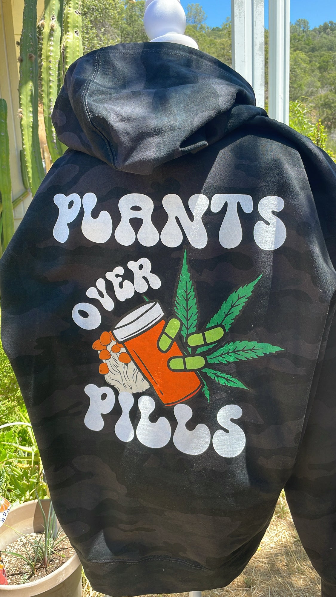 Plants Over Pills Hoodie