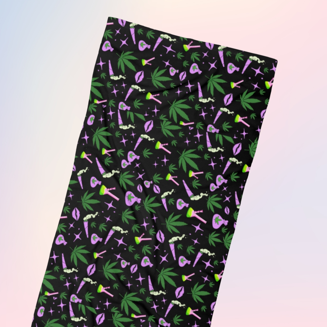 Stoner Babe Beach Towel