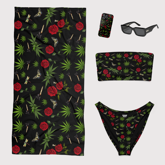 Blunts & Roses Beach Towel