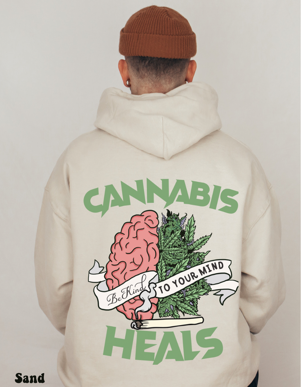 Cannabis Heals Unisex Hooded Sweatshirt