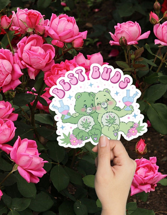 Best Buds Vinyl Die-Cut Stickers