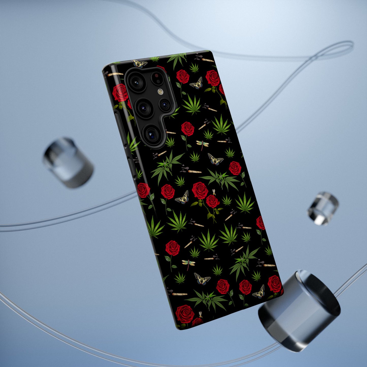 Phone Cases - Blunts & Roses Smokers Delight Impact-Resistant Cases