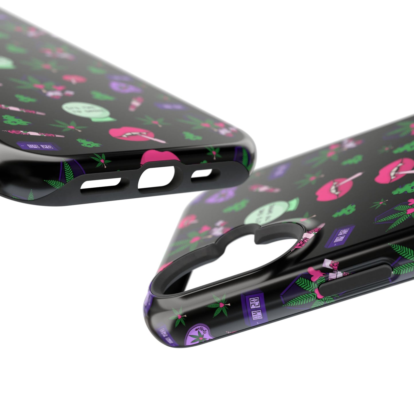 Spooky Stoner Babe Impact-Resistant Phone Case
