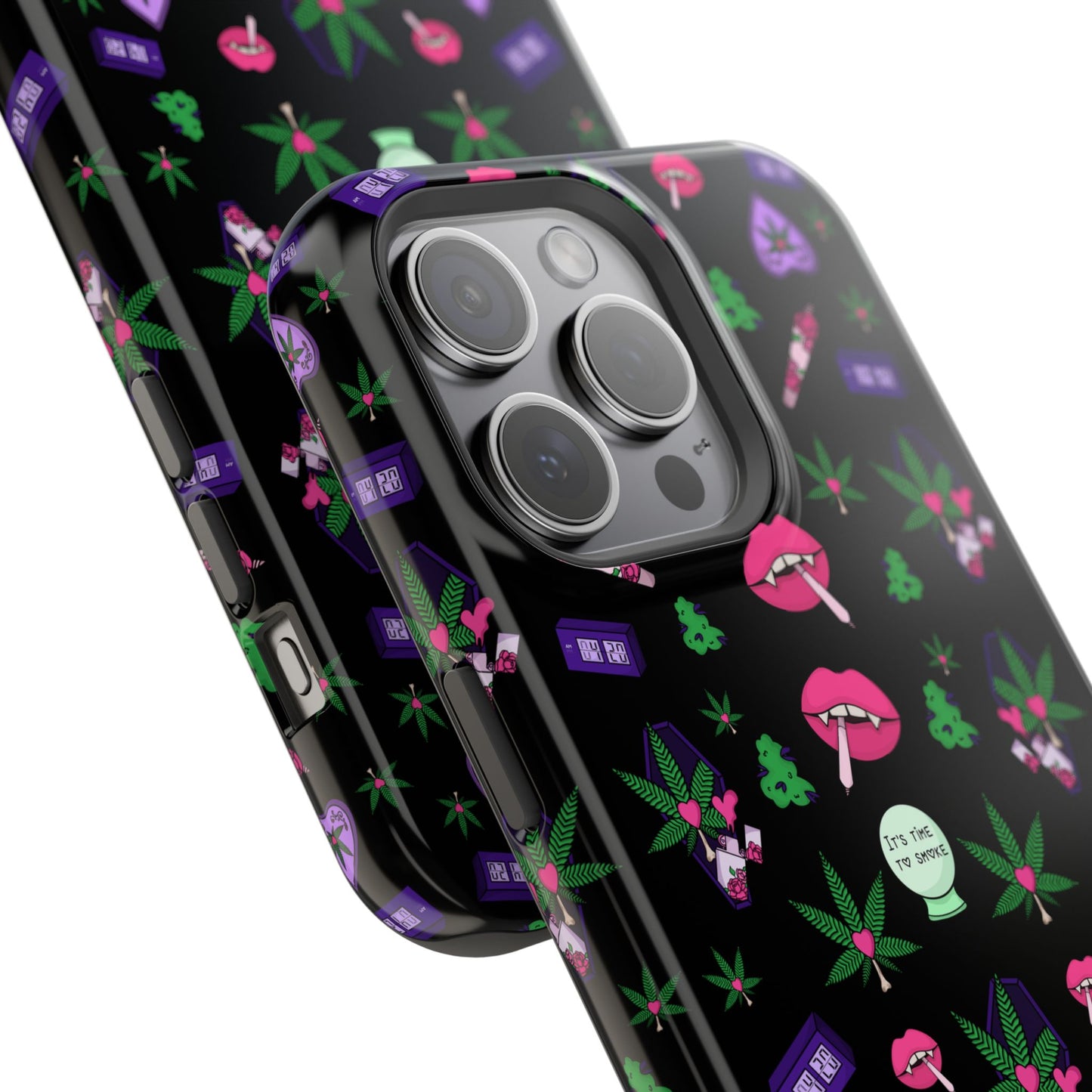 Spooky Stoner Babe Impact-Resistant Phone Case