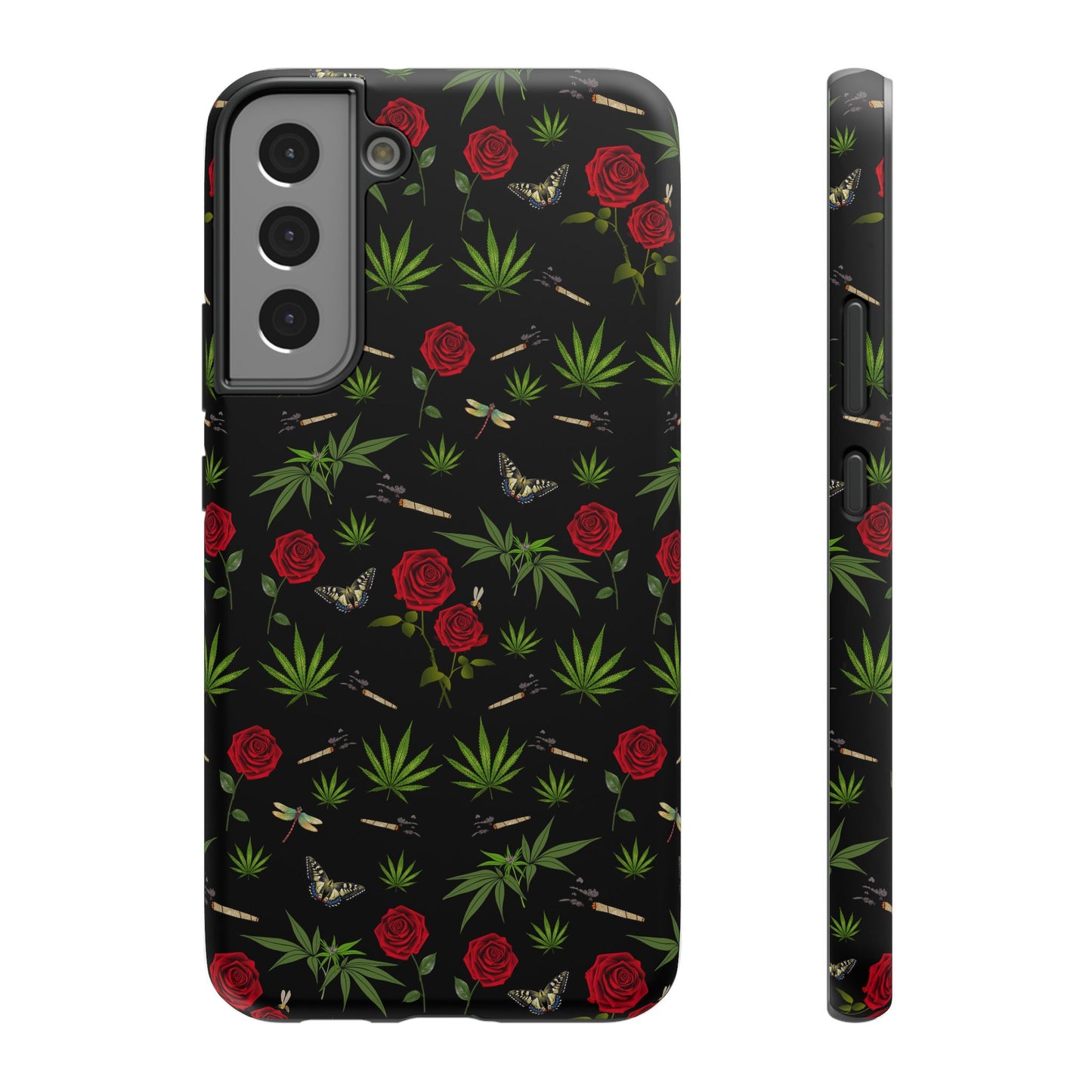 Phone Cases - Blunts & Roses Smokers Delight Impact-Resistant Cases