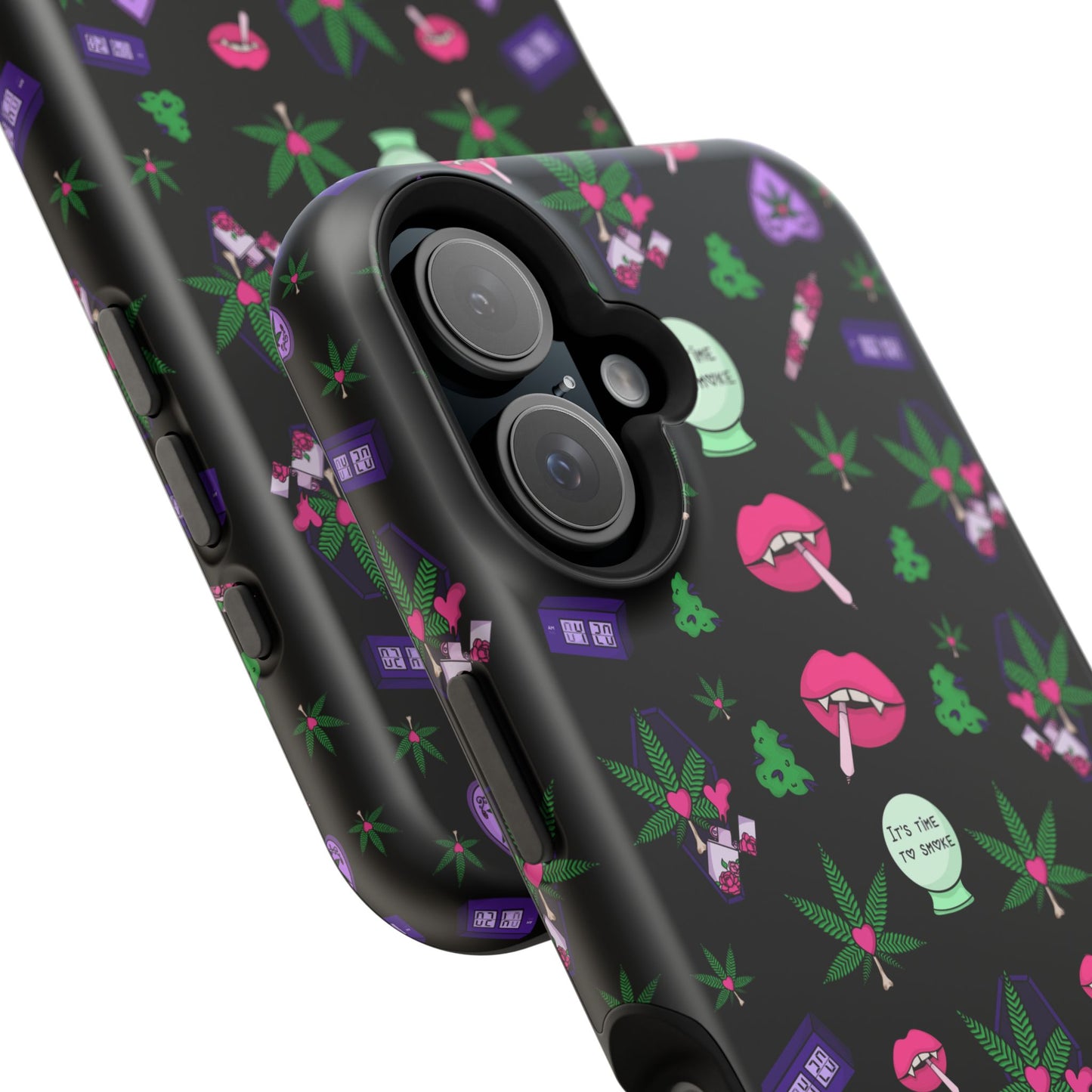 Spooky Stoner Babe Impact-Resistant Phone Case