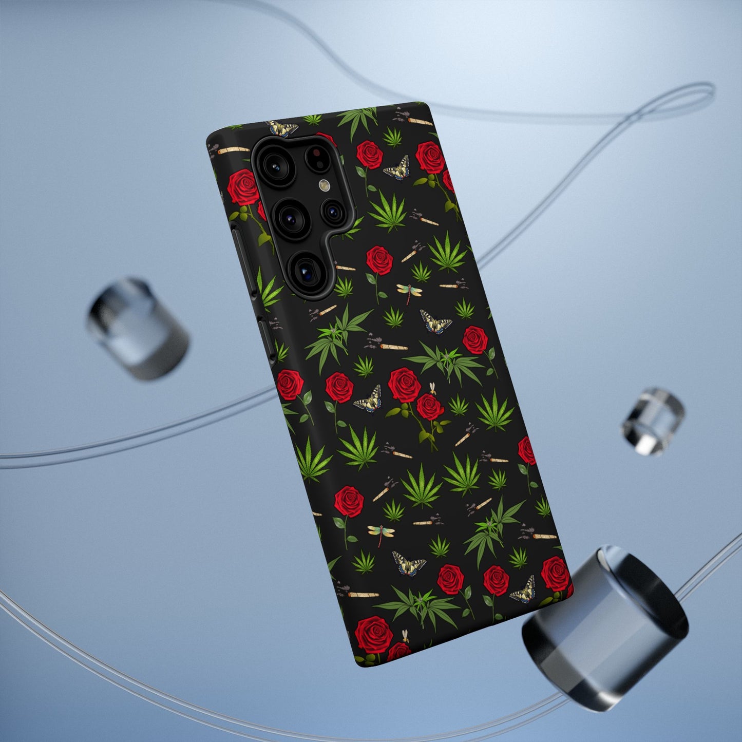 Phone Cases - Blunts & Roses Smokers Delight Impact-Resistant Cases