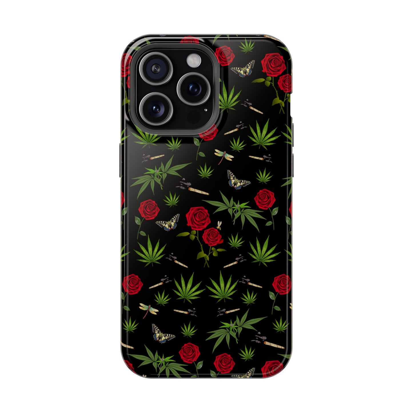 Phone Cases - Blunts & Roses Smokers Delight Impact-Resistant Cases