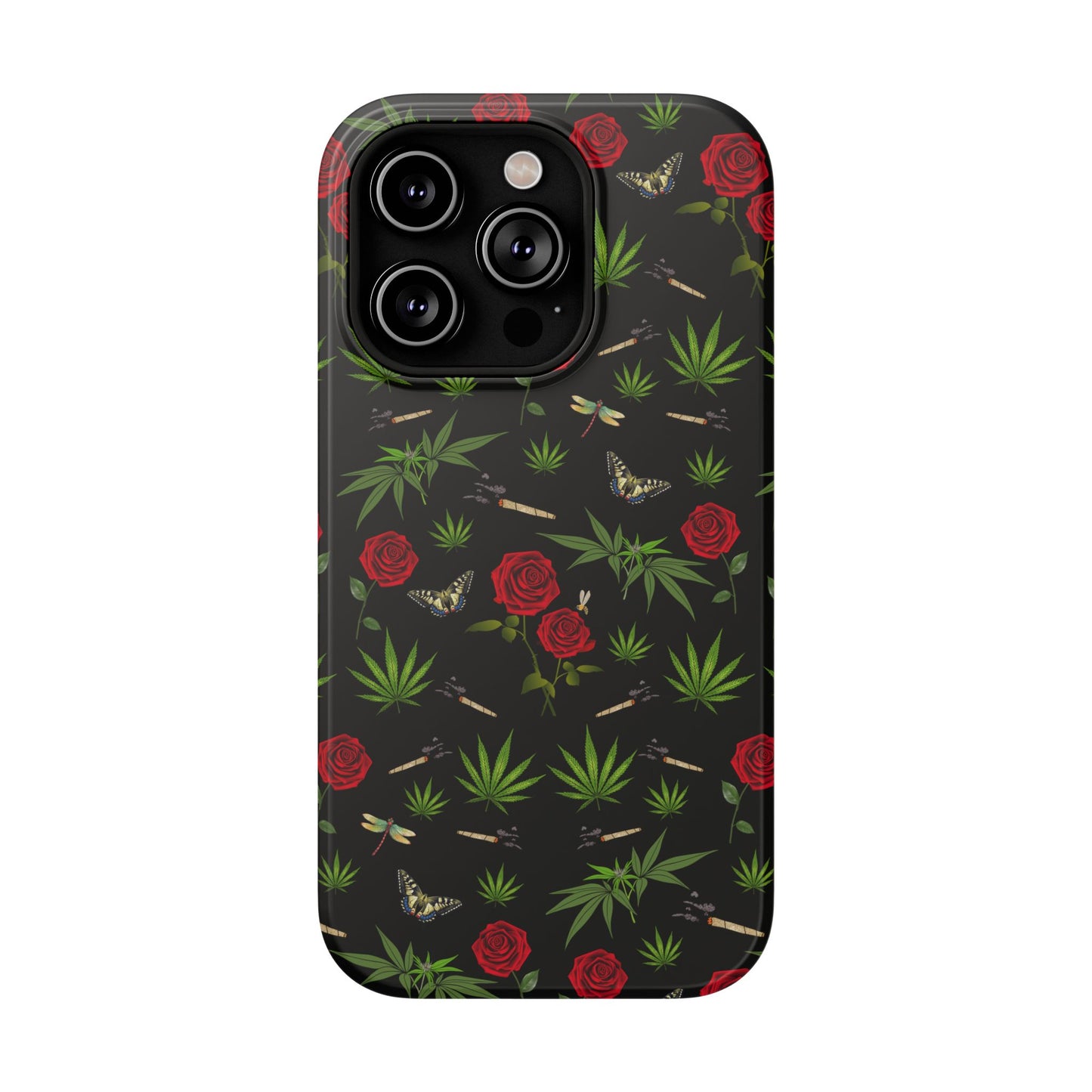 Phone Cases - Blunts & Roses Smokers Delight Impact-Resistant Cases