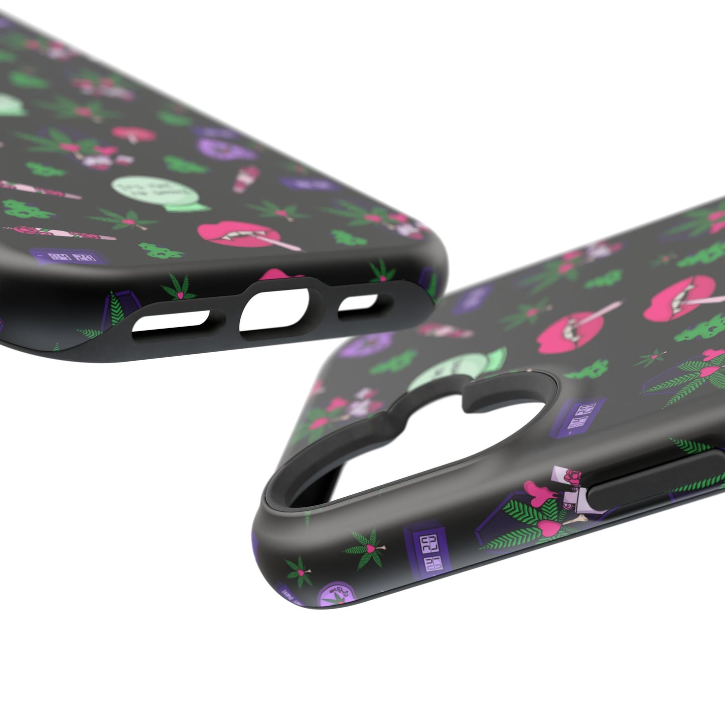 Spooky Stoner Babe Impact-Resistant Phone Case
