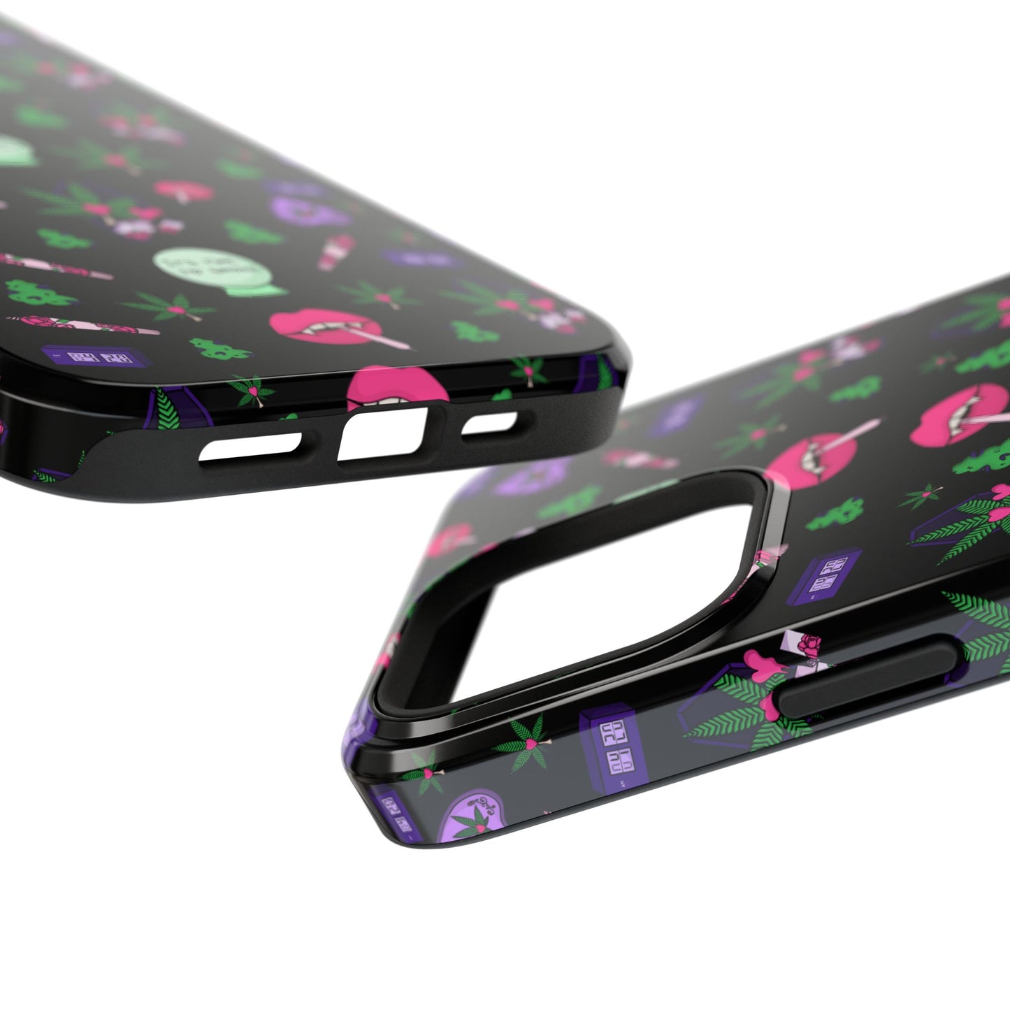 Spooky Stoner Babe Impact-Resistant Phone Case