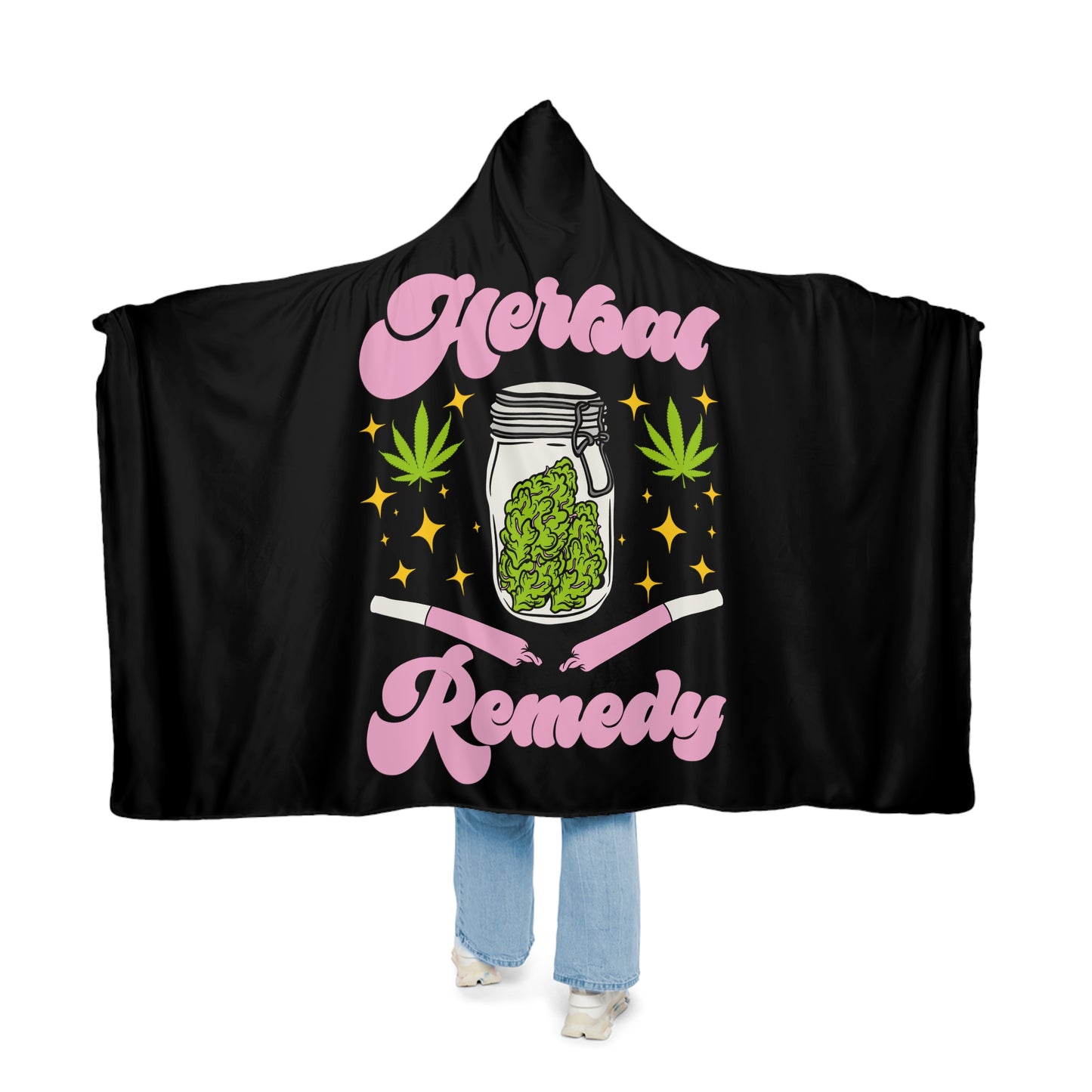 Herbal Remedy Hooded Blanket