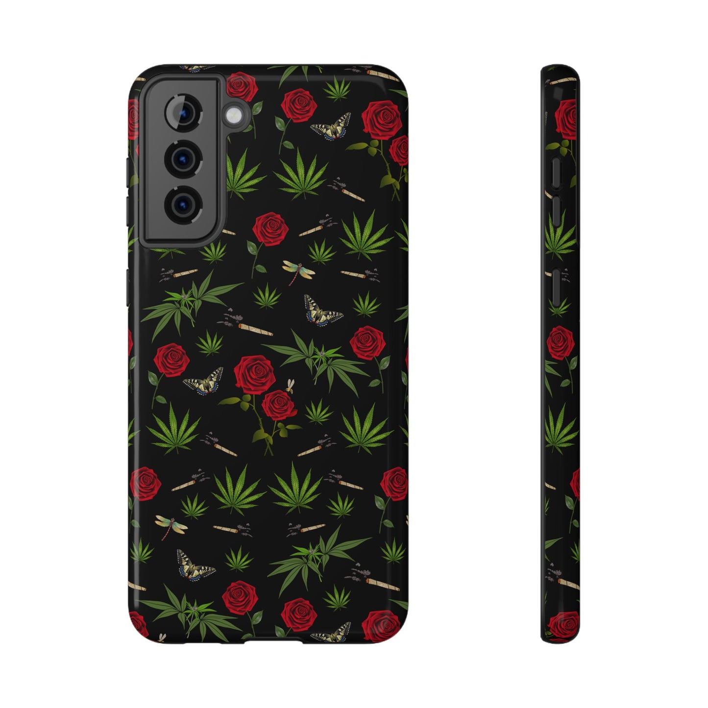 Phone Cases - Blunts & Roses Smokers Delight Impact-Resistant Cases