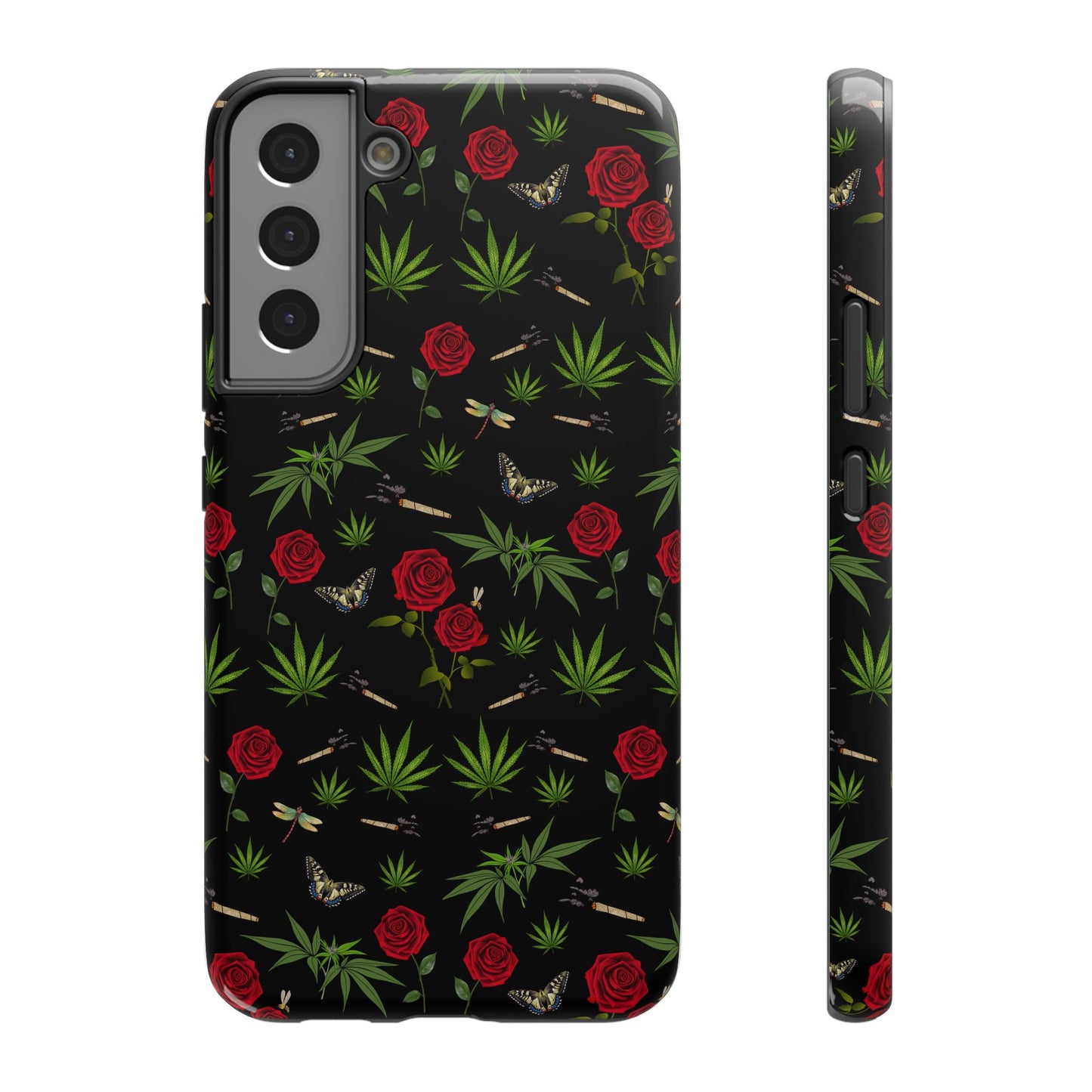 Phone Cases - Blunts & Roses Smokers Delight Impact-Resistant Cases