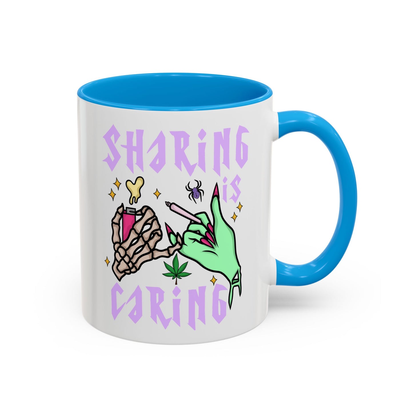 Sharing Is Caring Colorful Mugs (11oz, 15oz)