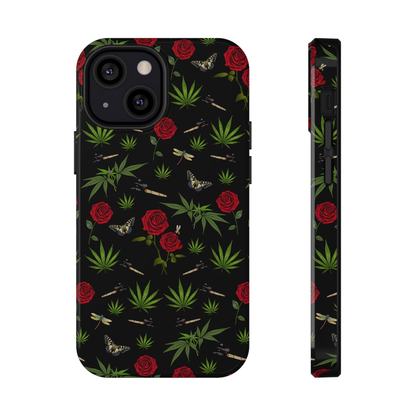 Phone Cases - Blunts & Roses Smokers Delight Impact-Resistant Cases