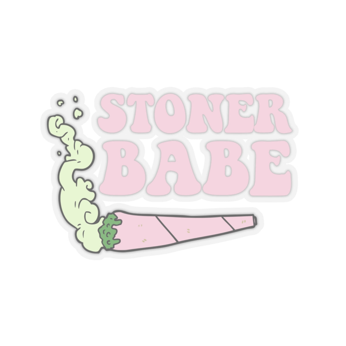 Stoner Babe Die-Cut Sticker