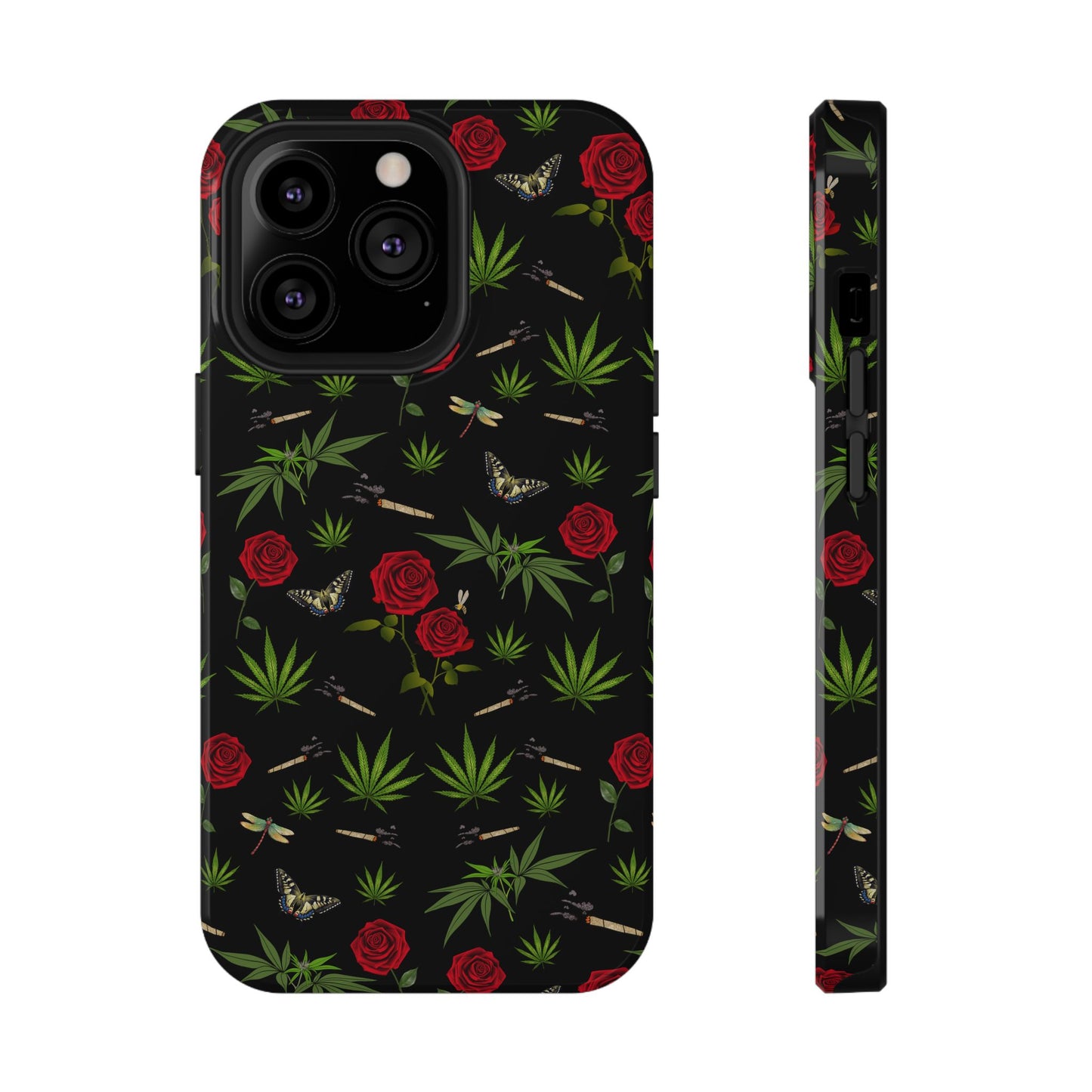 Phone Cases - Blunts & Roses Smokers Delight Impact-Resistant Cases