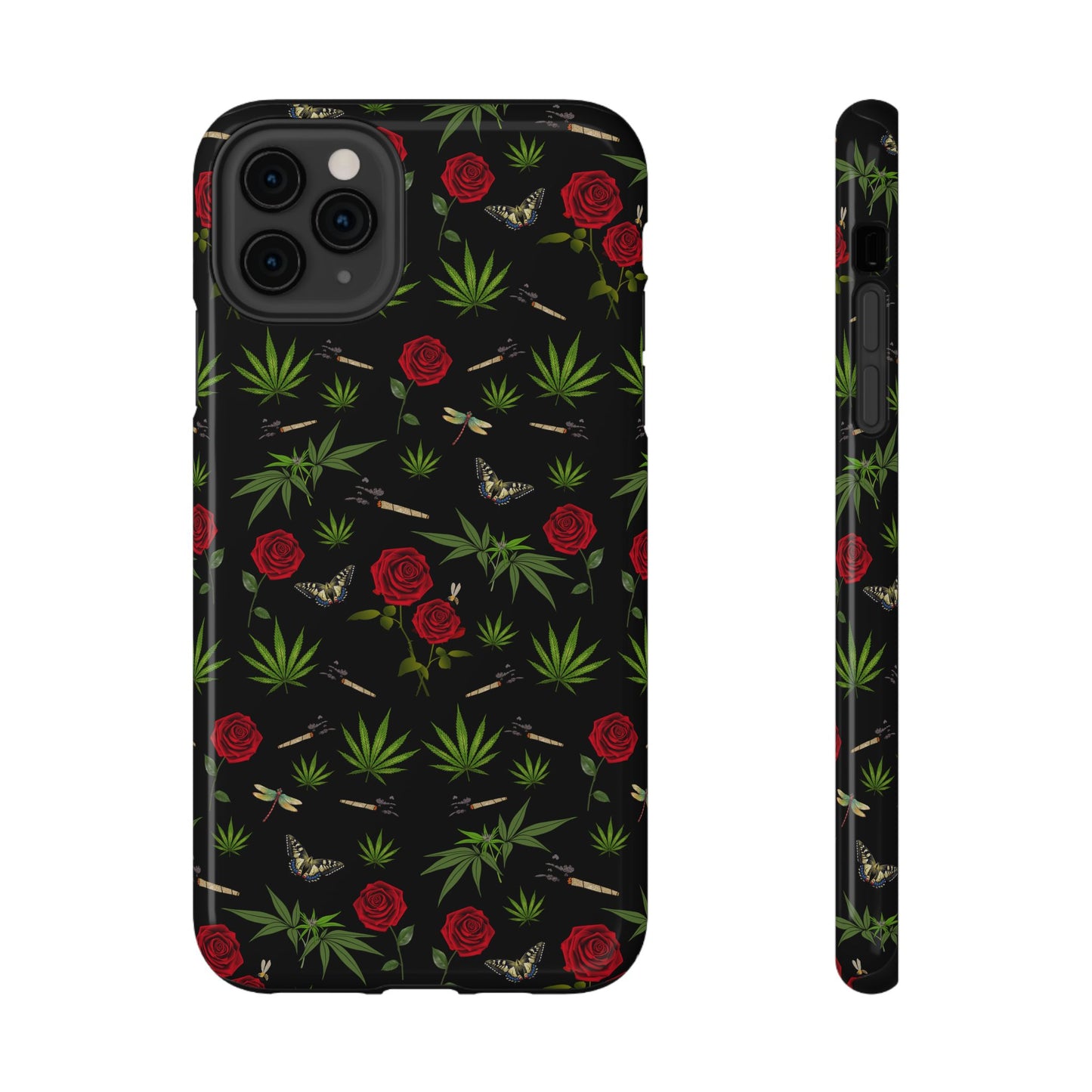 Phone Cases - Blunts & Roses Smokers Delight Impact-Resistant Cases