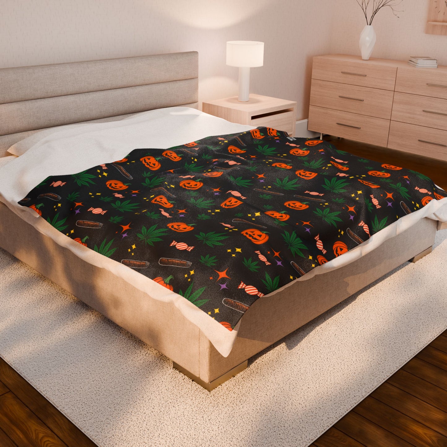 Boos & Blunts Plush Velveteen Blanket