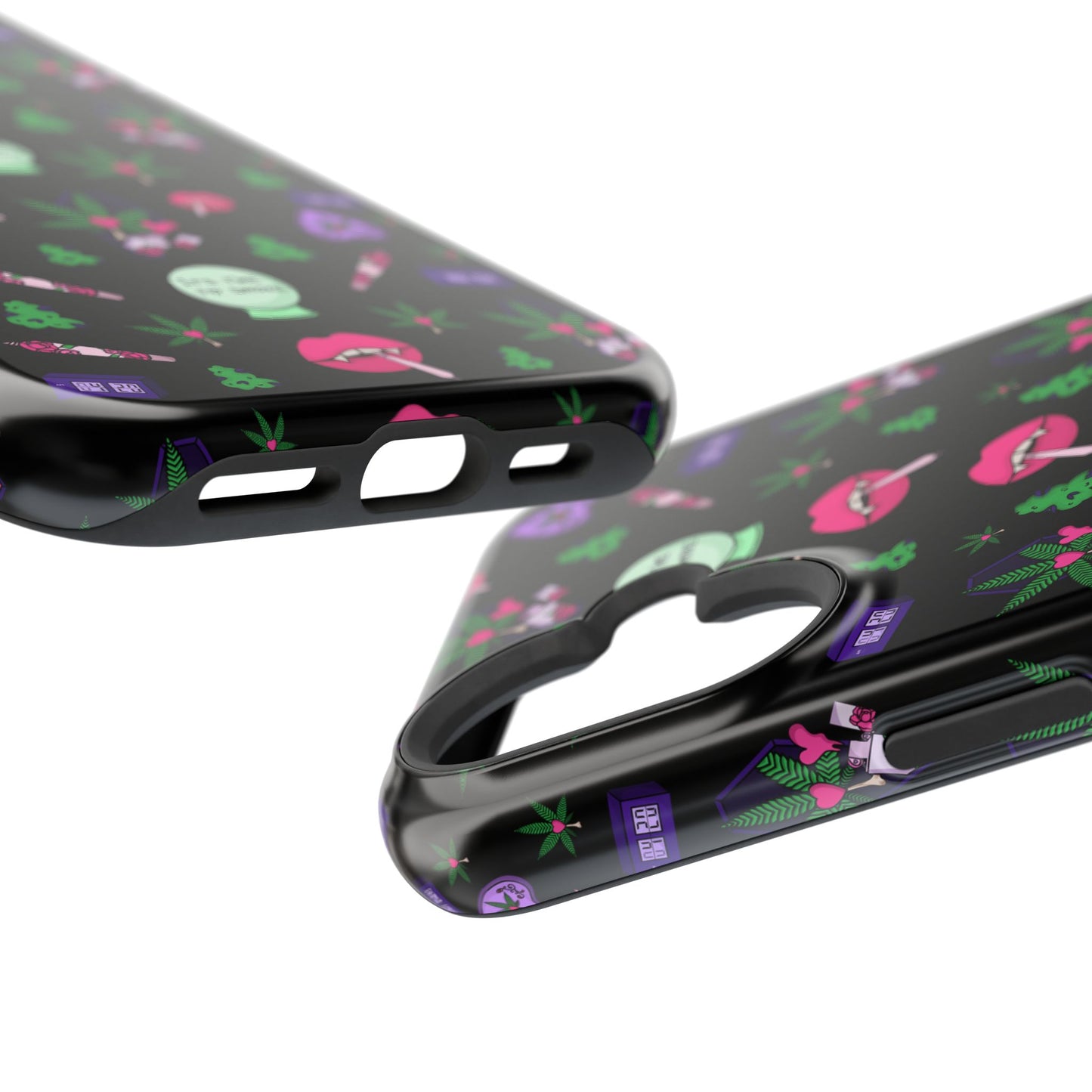 Spooky Stoner Babe Impact-Resistant Phone Case