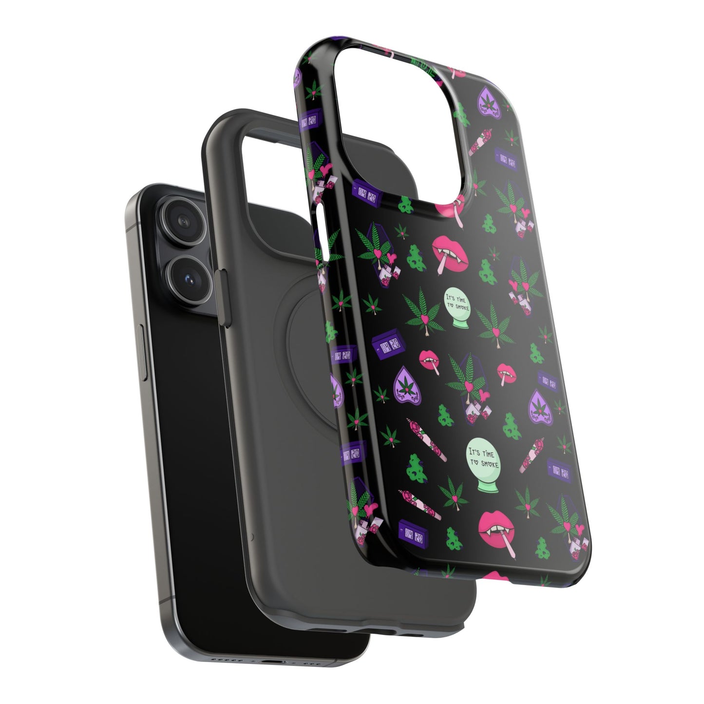 Spooky Stoner Babe Impact-Resistant Phone Case