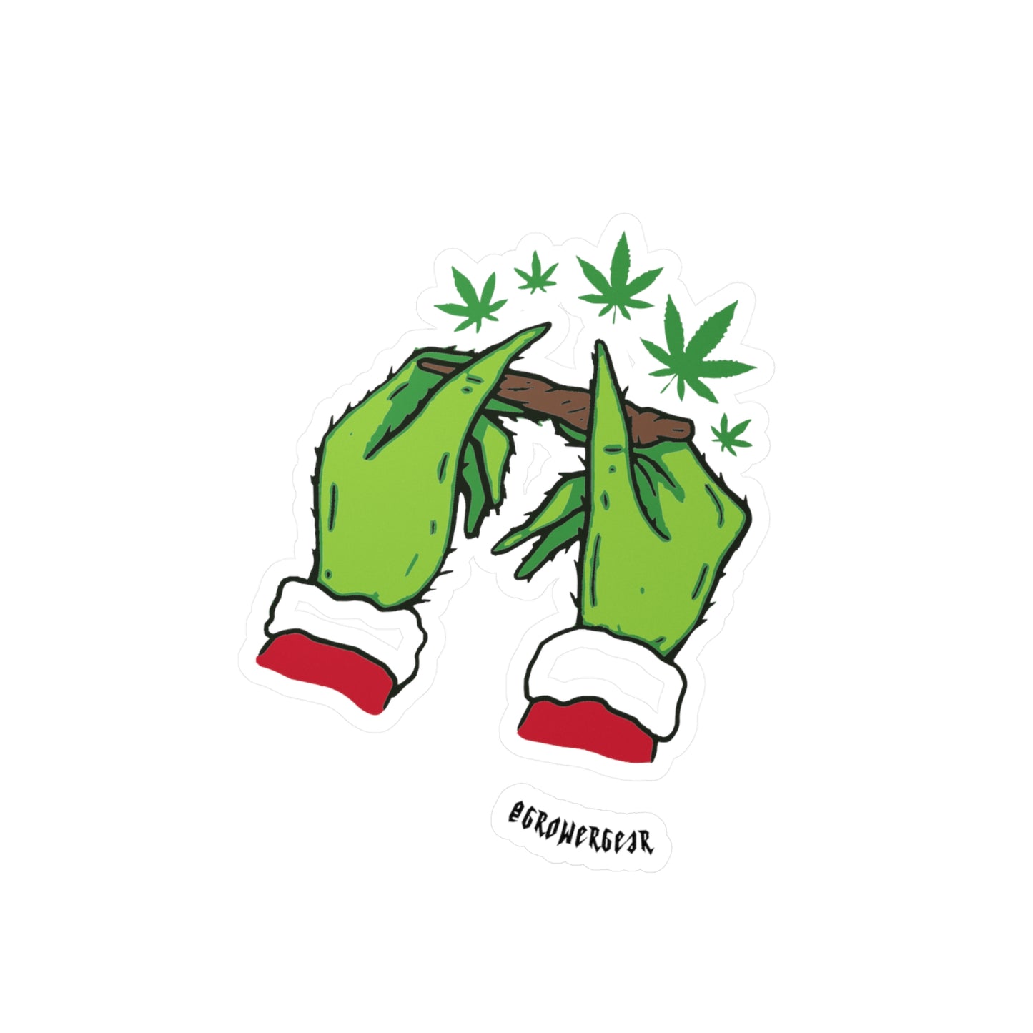 Christmas Blunts Vinyl Die-Cut Sticker