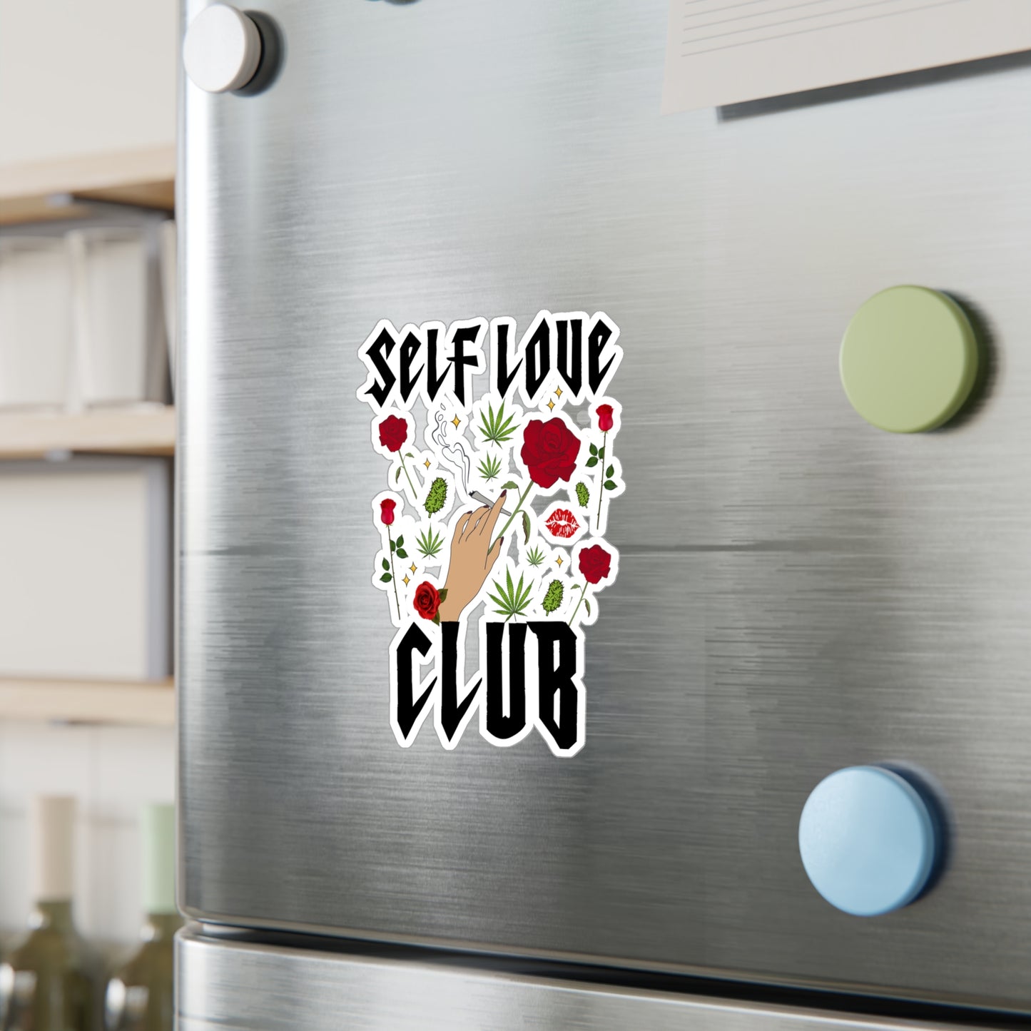 Self Love Club Sticker Vinyl Die-Cut Sticker