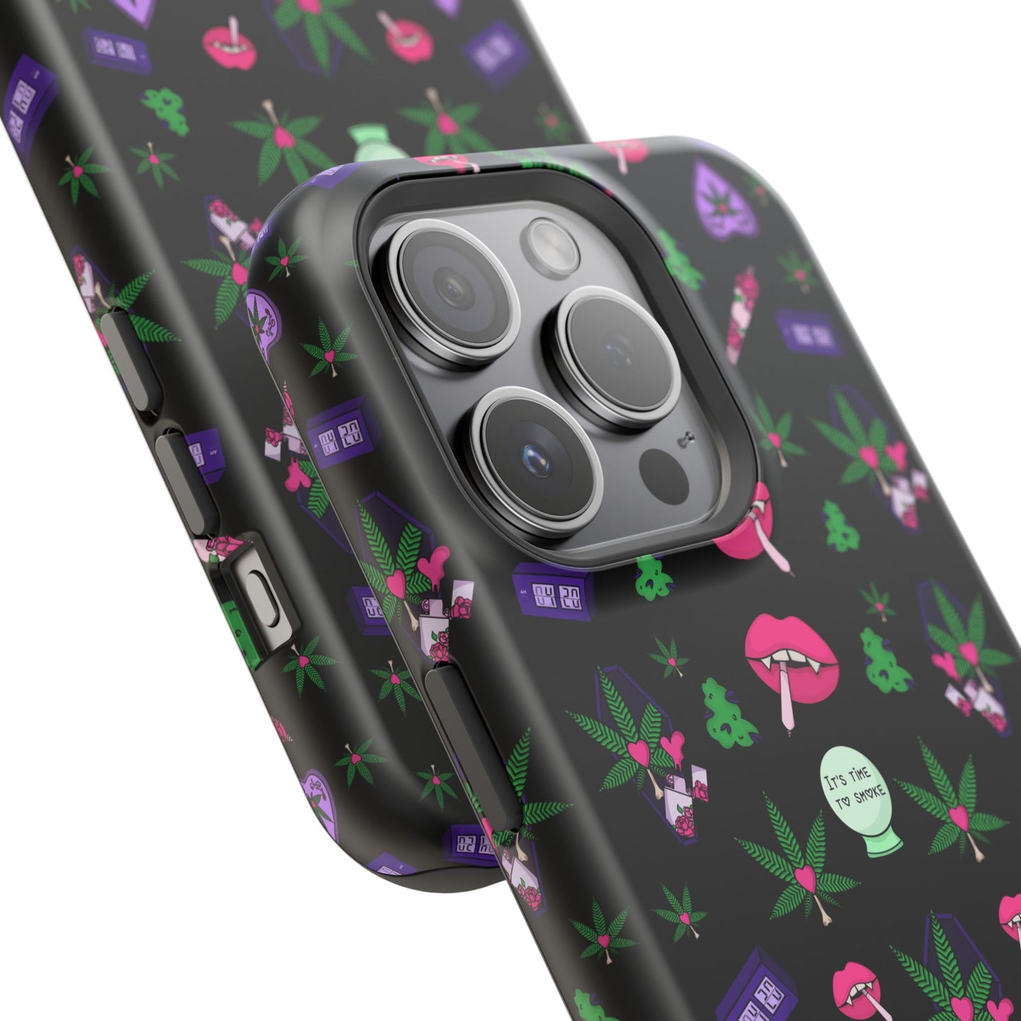 Spooky Stoner Babe Impact-Resistant Phone Case