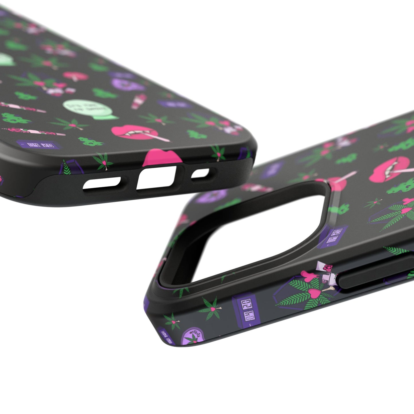 Spooky Stoner Babe Impact-Resistant Phone Case