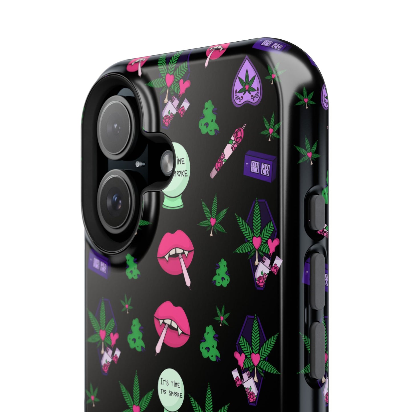 Spooky Stoner Babe Impact-Resistant Phone Case