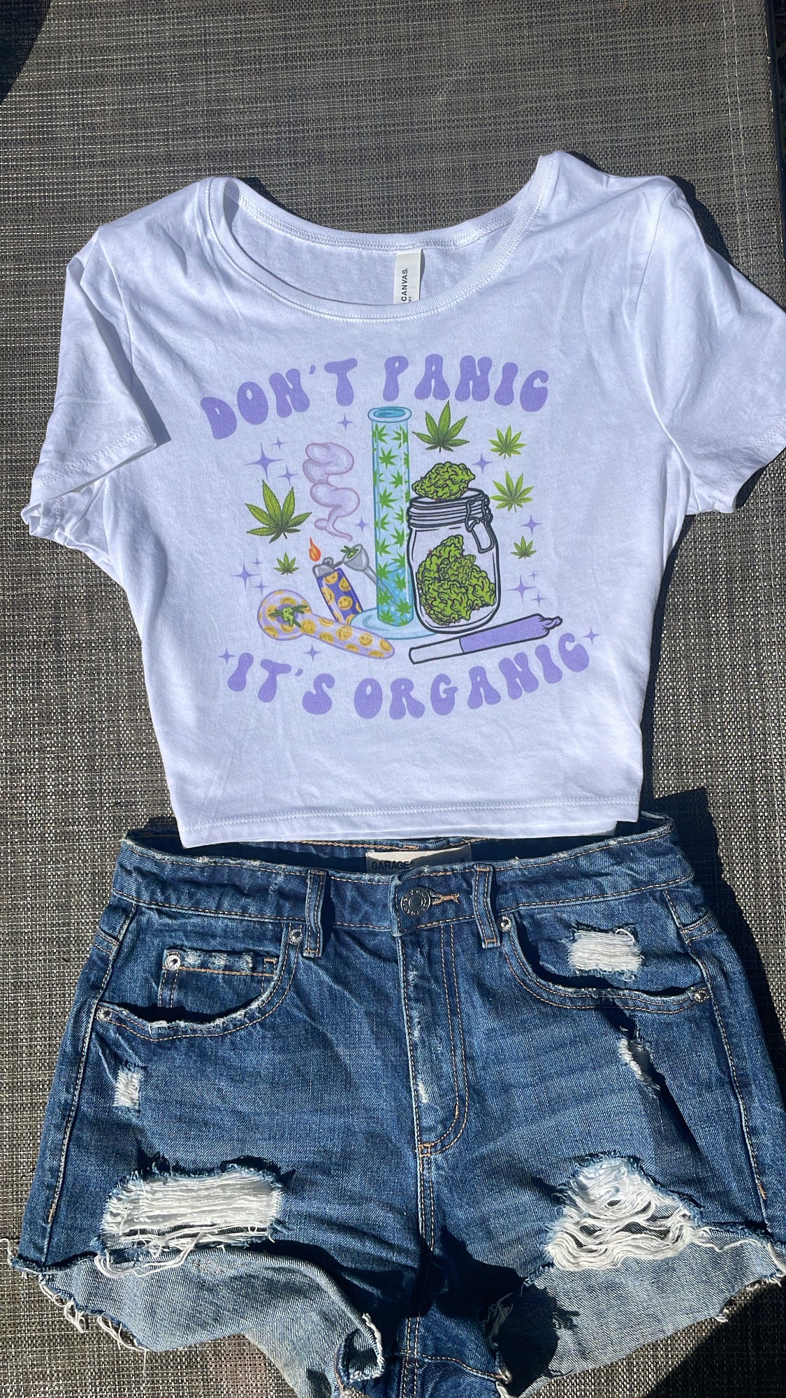 Don’t Panic It’s Organic Crop Top