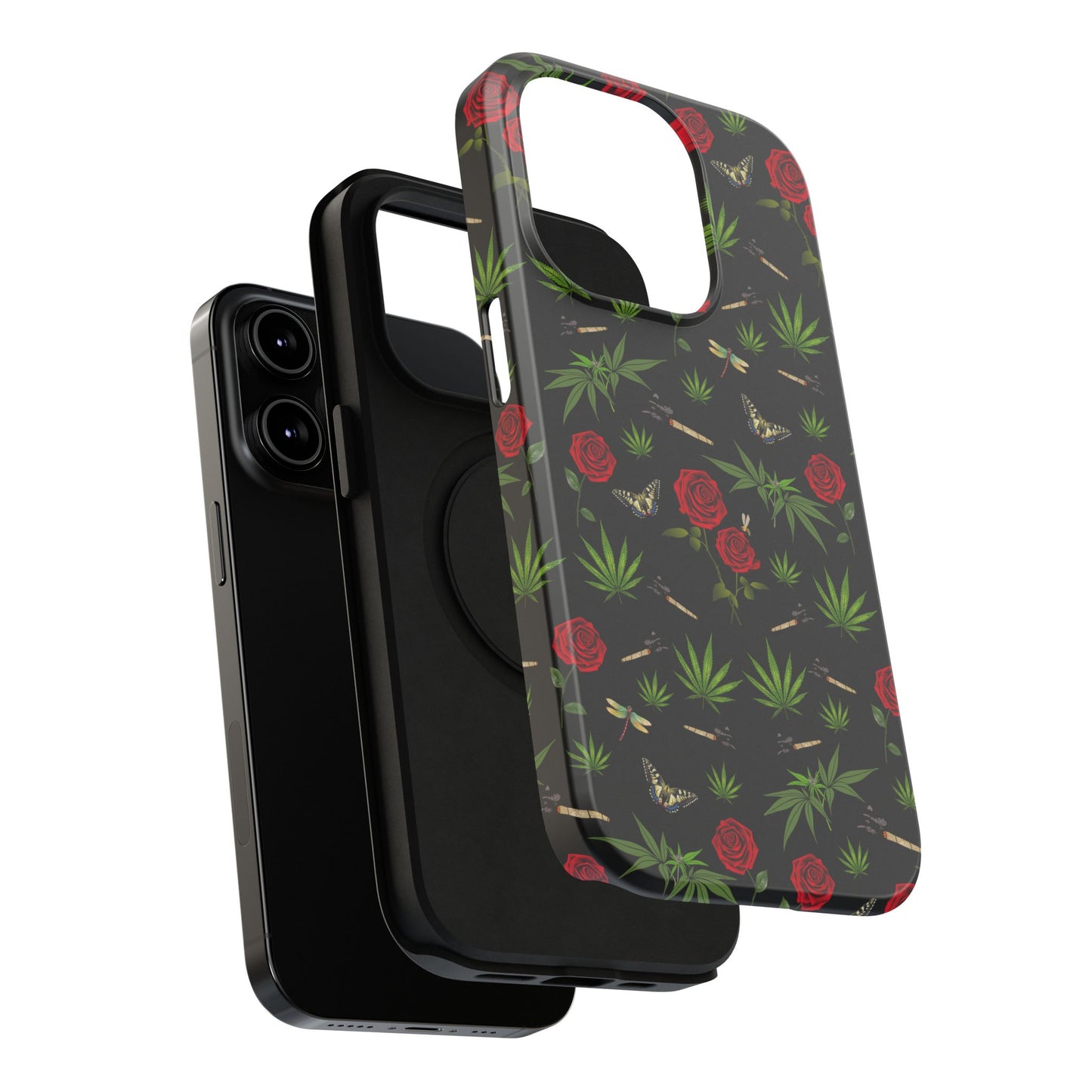 Phone Cases - Blunts & Roses Smokers Delight Impact-Resistant Cases