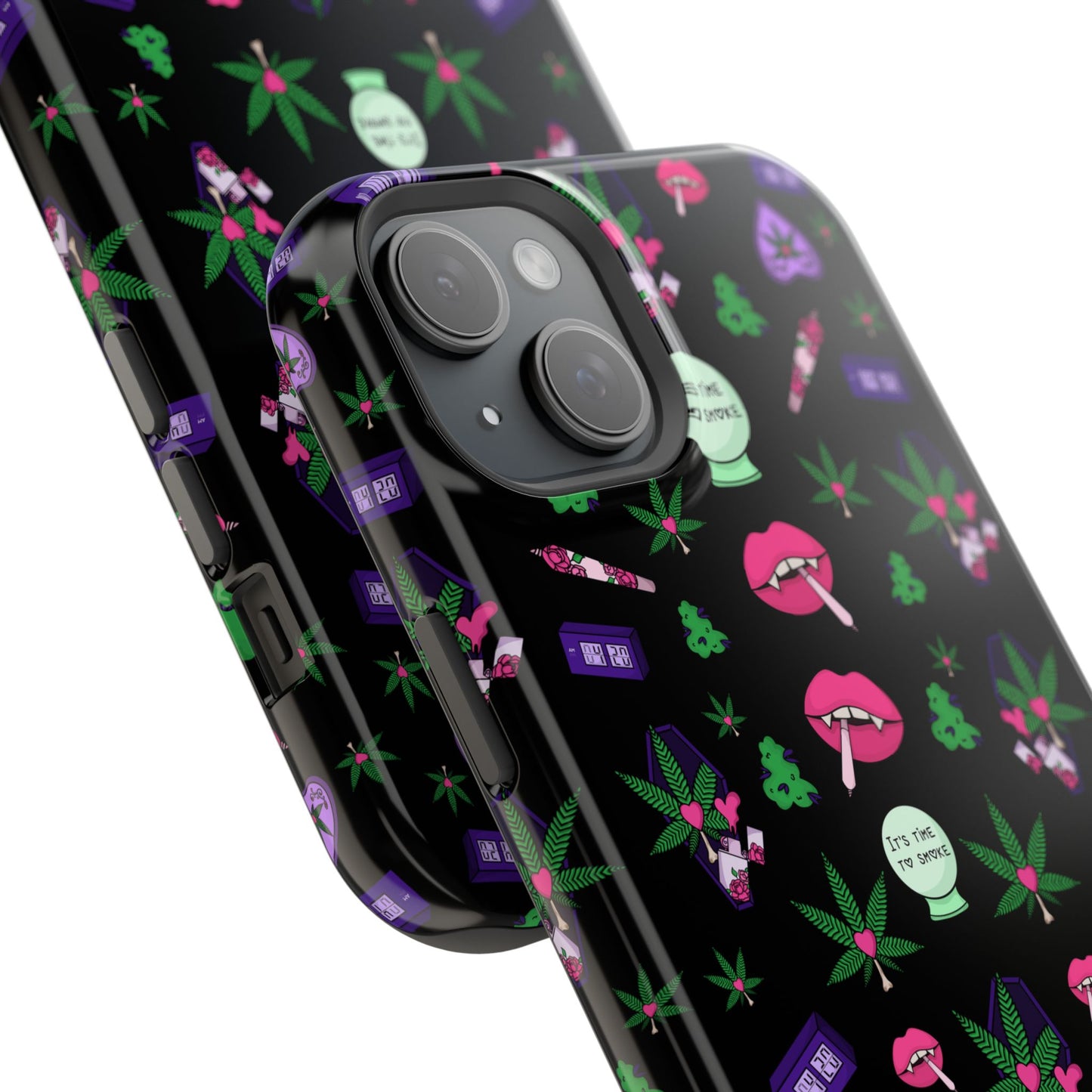 Spooky Stoner Babe Impact-Resistant Phone Case