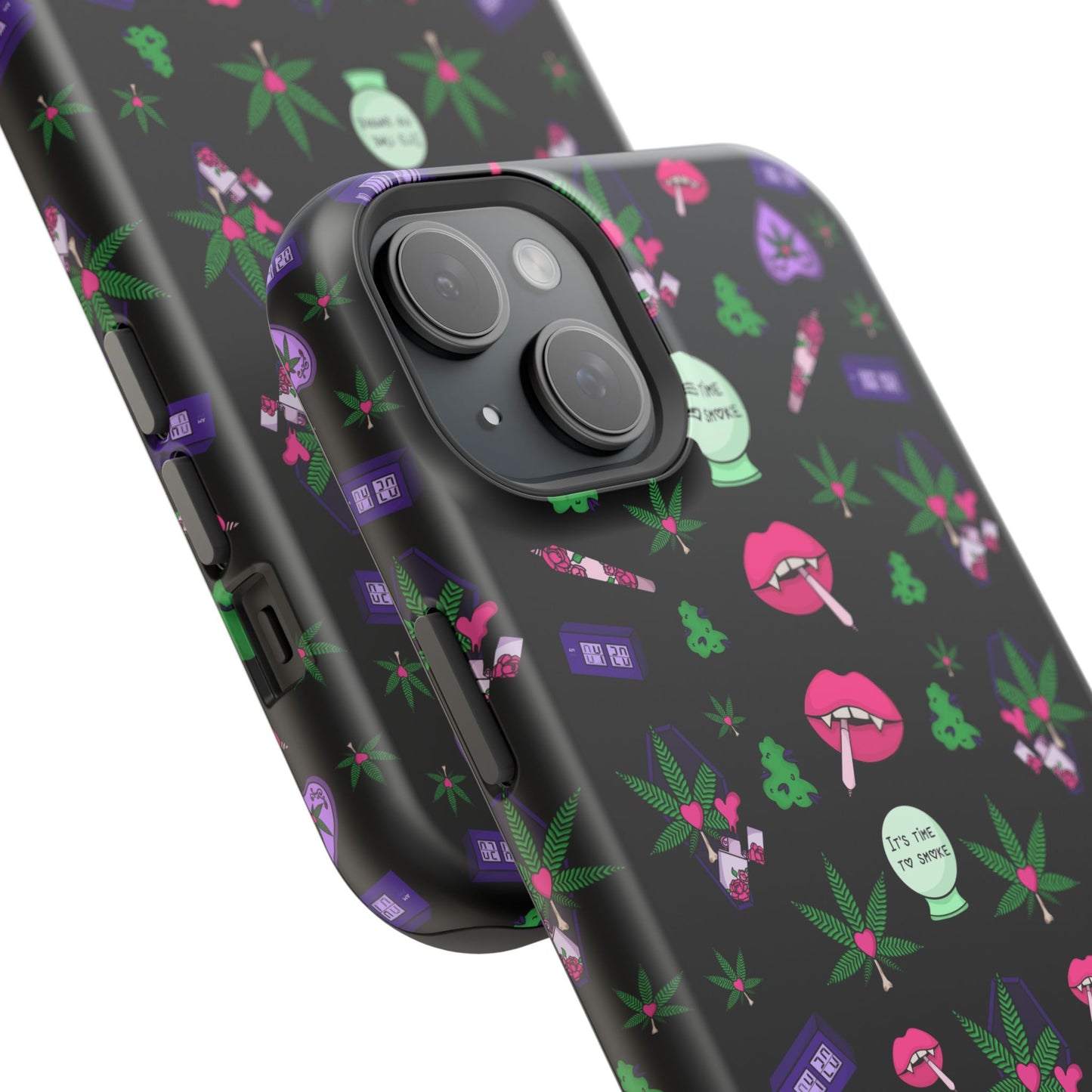 Spooky Stoner Babe Impact-Resistant Phone Case