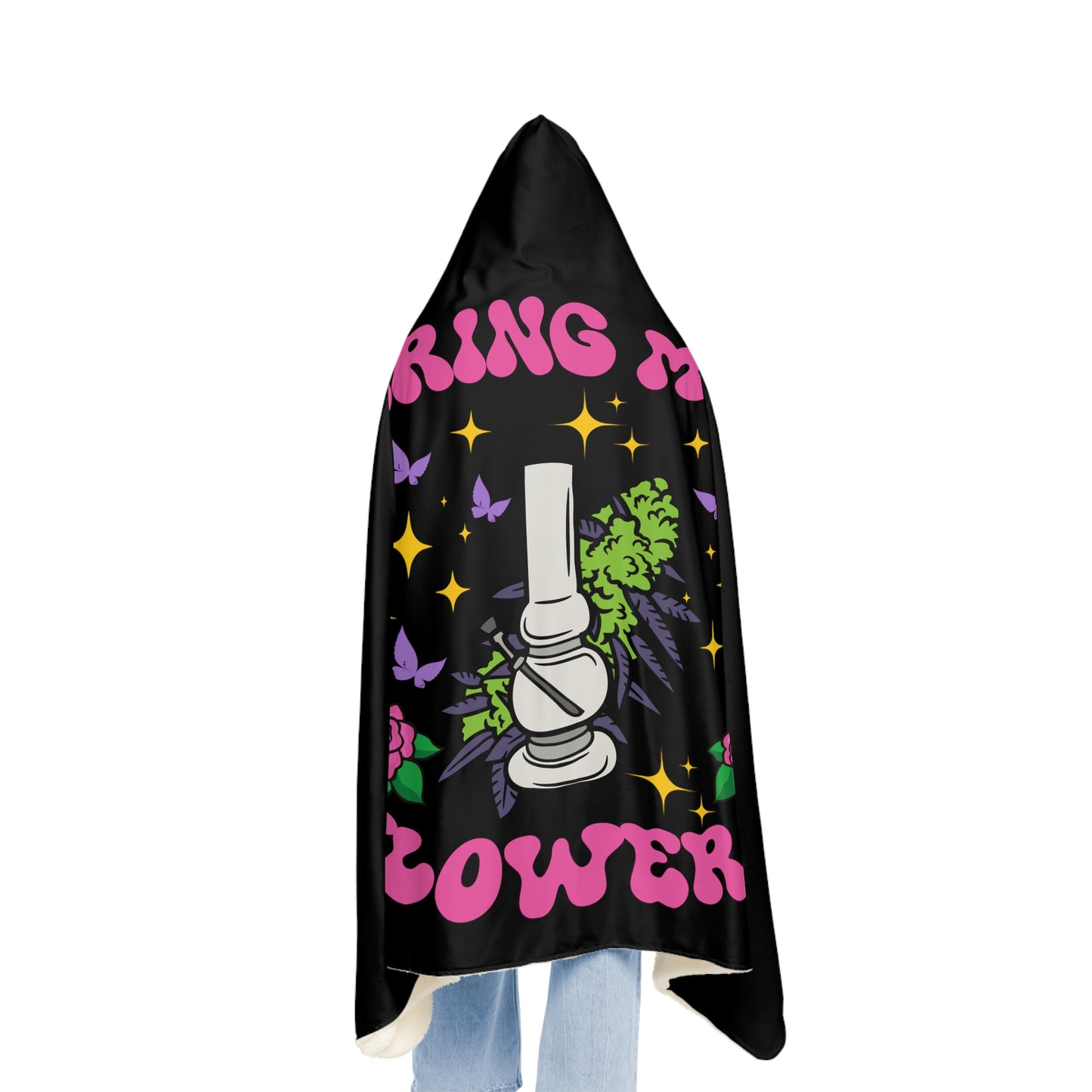 Bring Me Flowers Hooded Snuggle Blanket