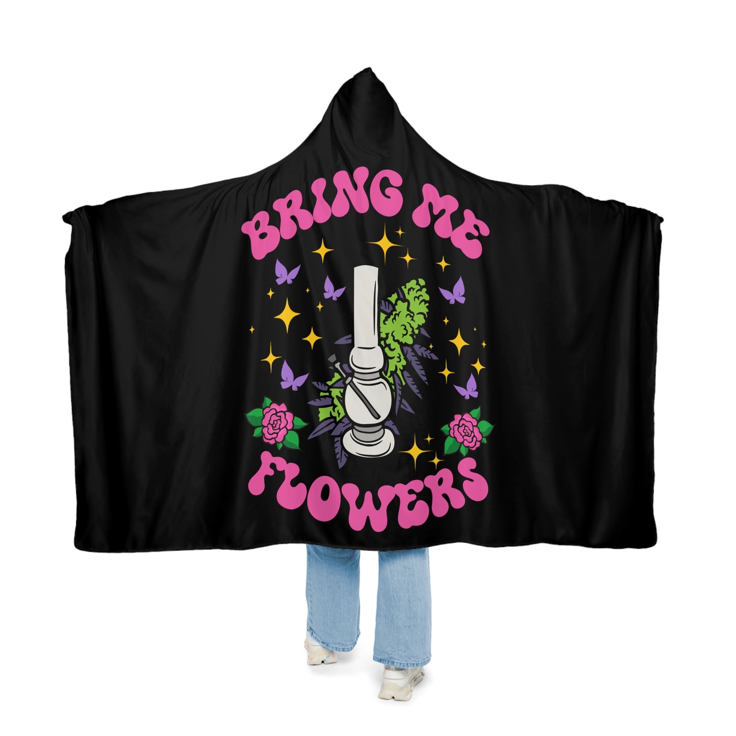 Bring Me Flowers Hooded Snuggle Blanket