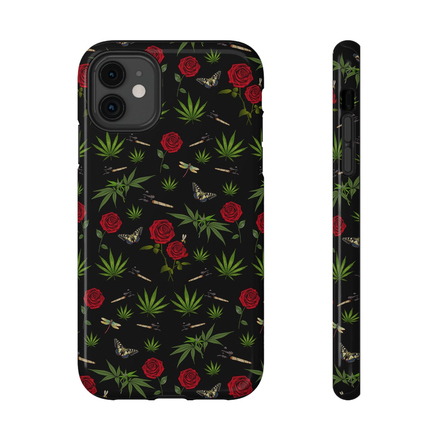 Phone Cases - Blunts & Roses Smokers Delight Impact-Resistant Cases